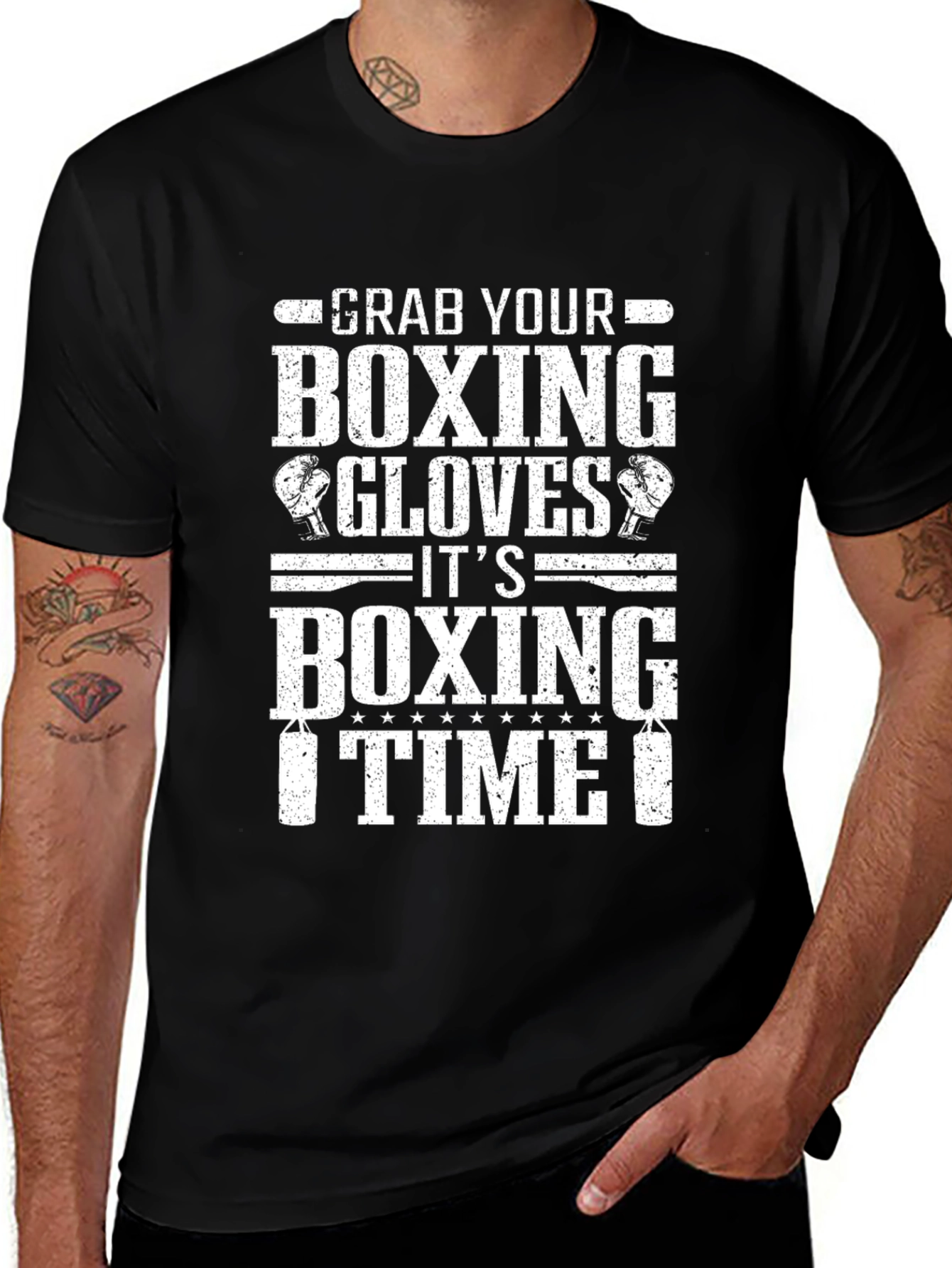 Variant 21 of Boxing Time Graphic Tee