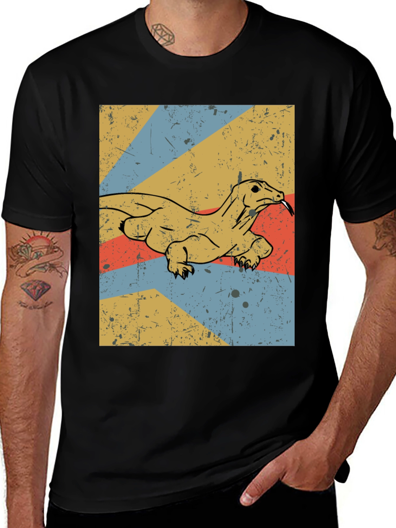 Vintage Komodo Dragon Graphic Tee