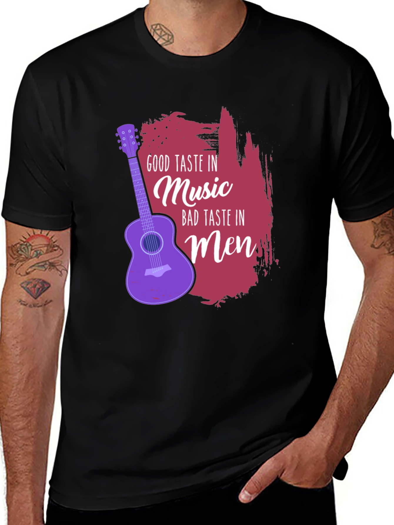 Variant 25 of Good Taste Music Bad Taste Men Graphic Tee