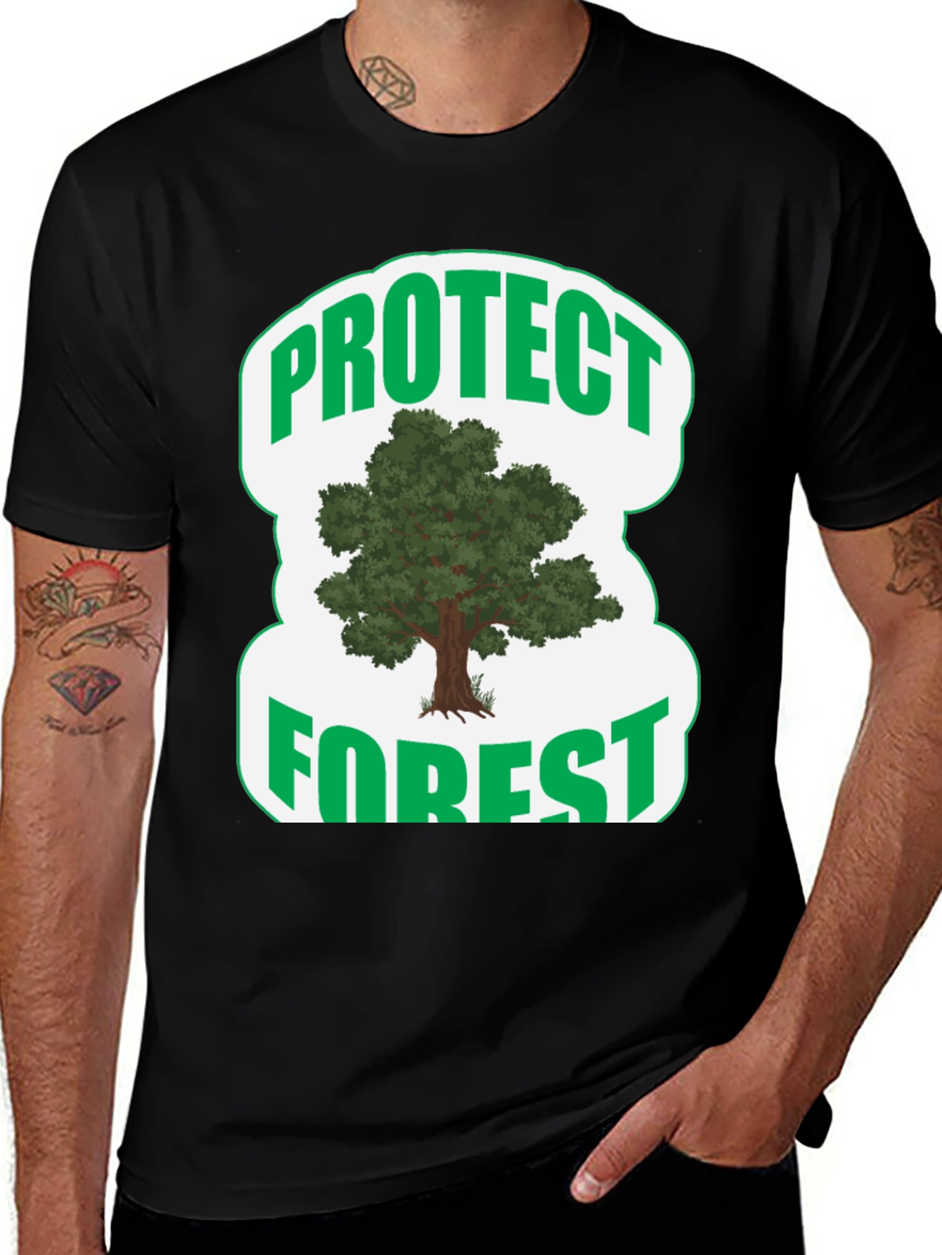 Protect Forest T-Shirt - Tree Graphic Tee