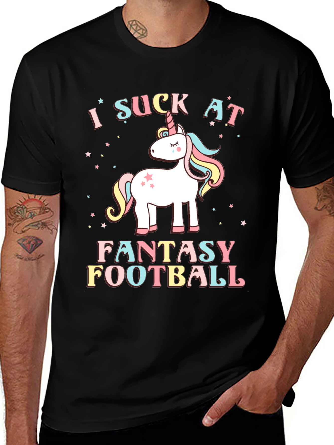 Variant 29 of Fantasy Football Unicorn Graphic Tee