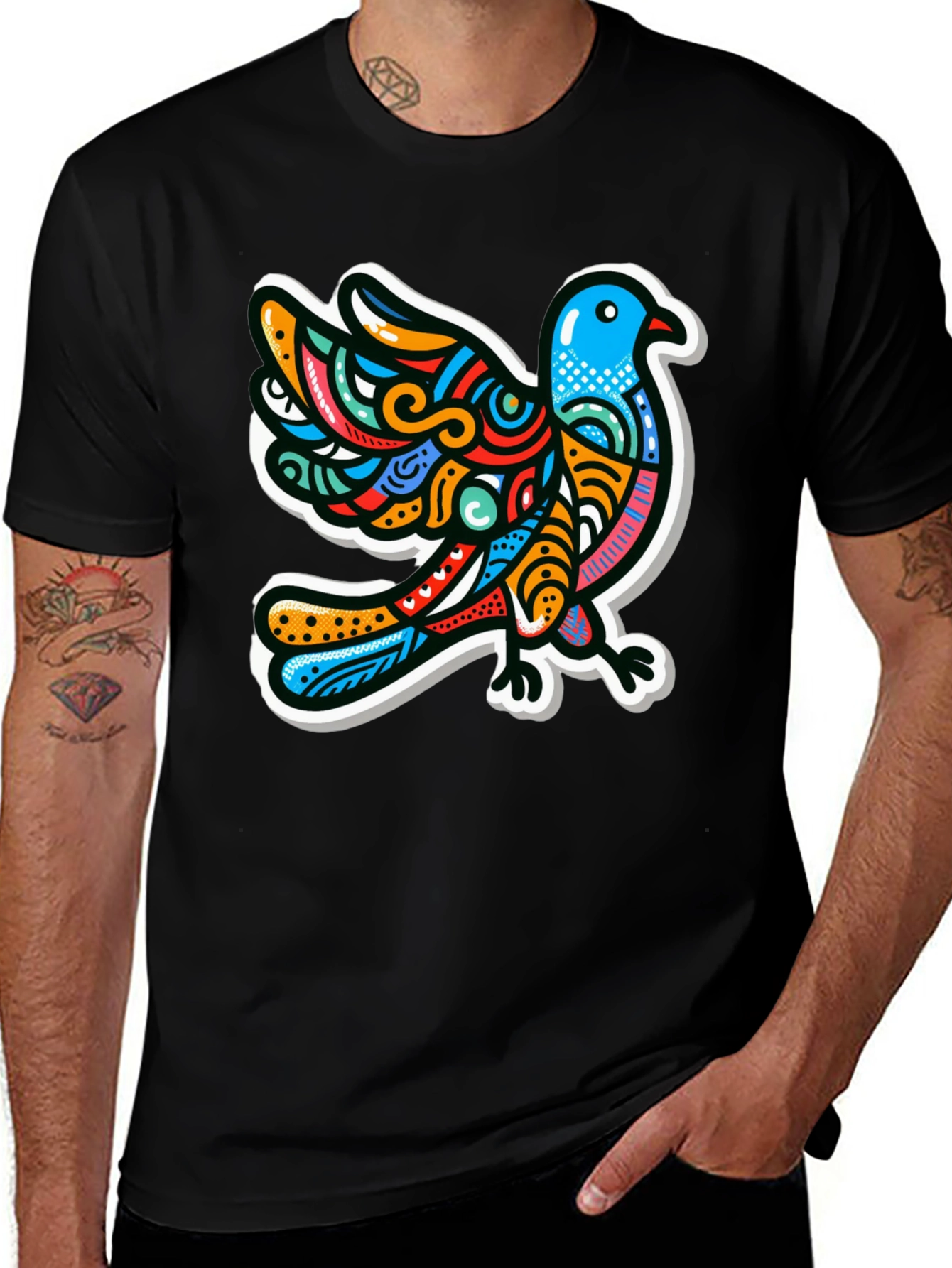 Variant 6 of Dove Graphic Print T-Shirt