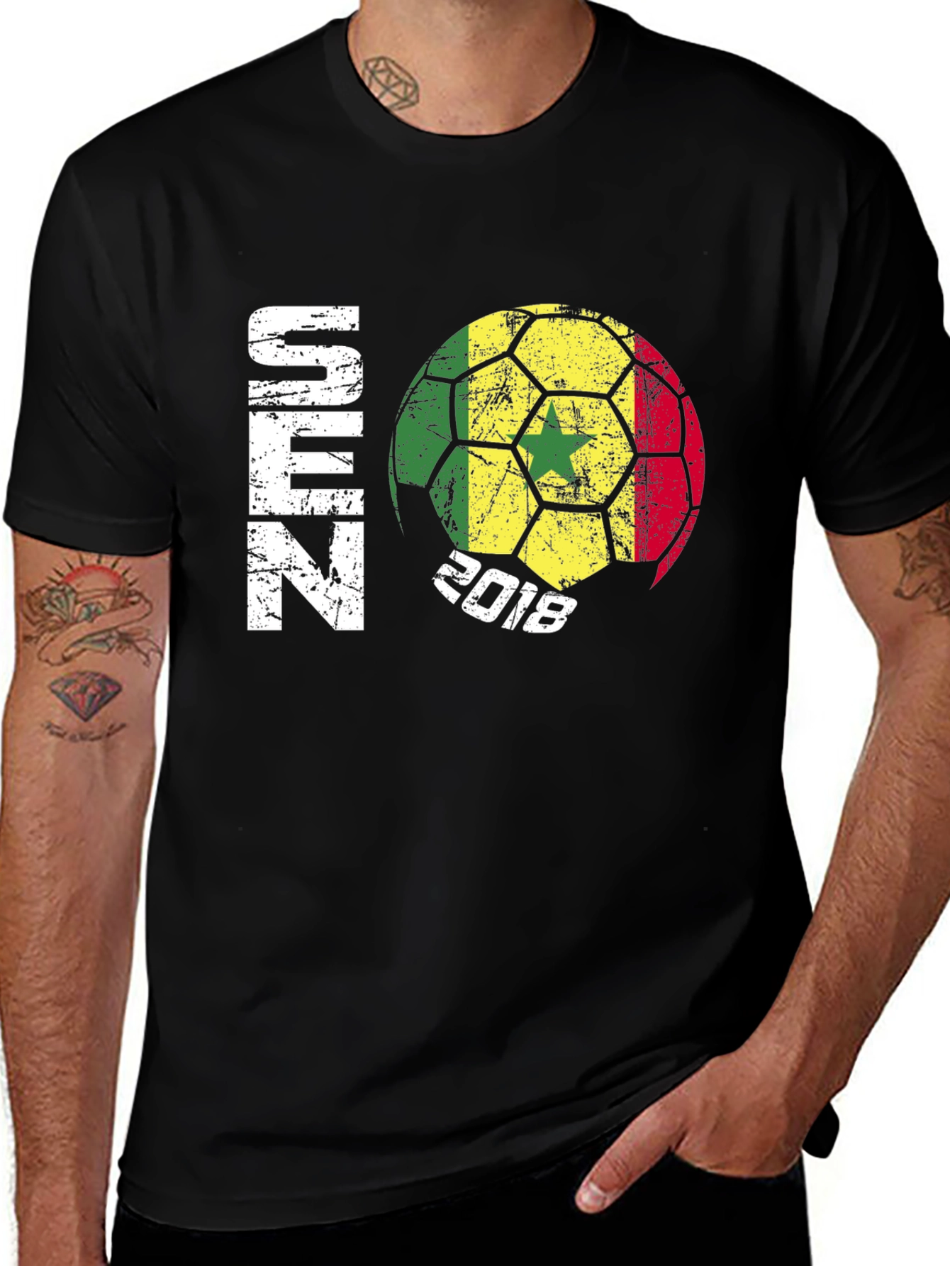 Senegal Soccer Ball 2018 T-Shirt
