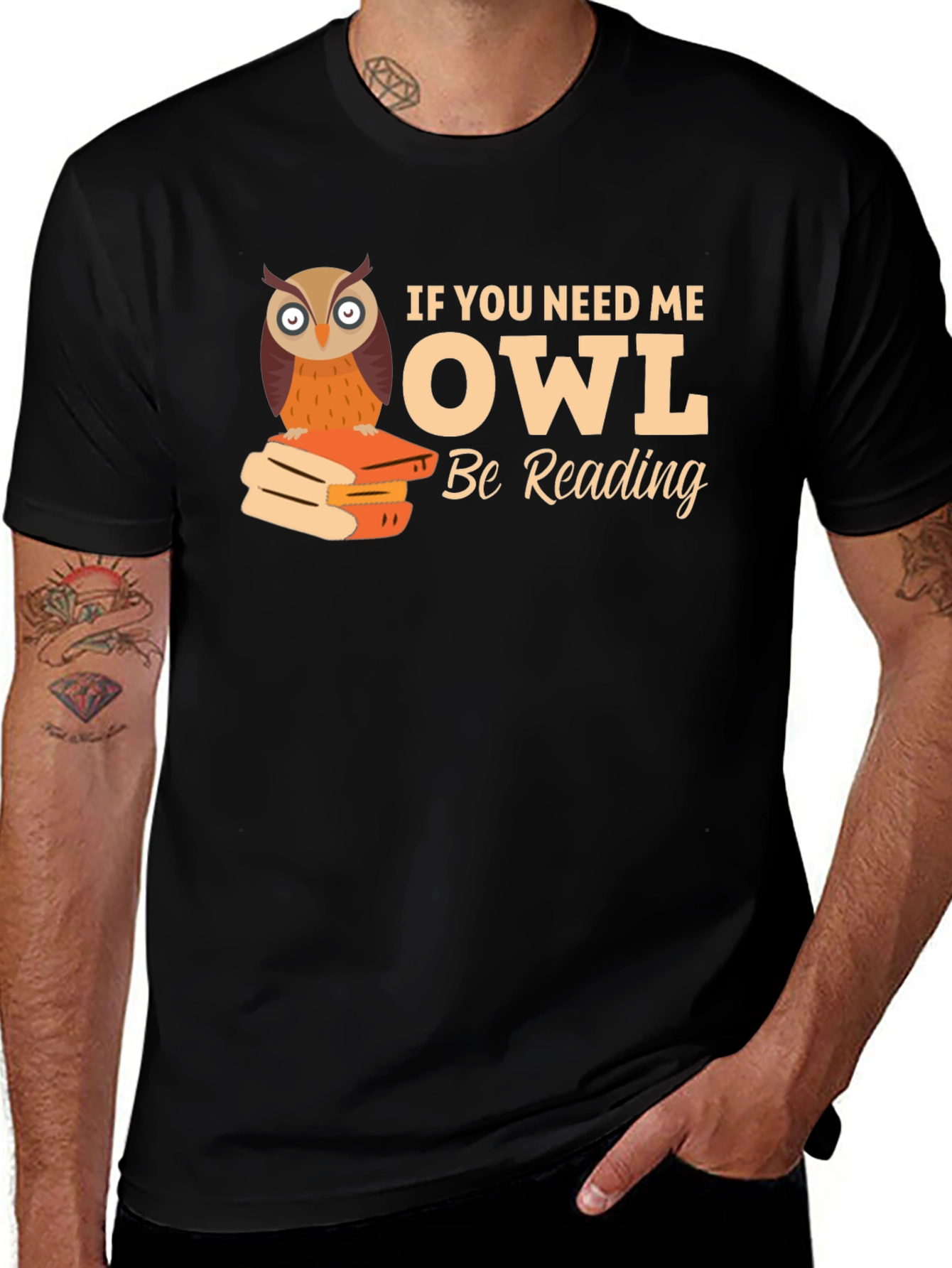 Variant 15 of Owl Be Reading T-Shirt - Book Lover Tee