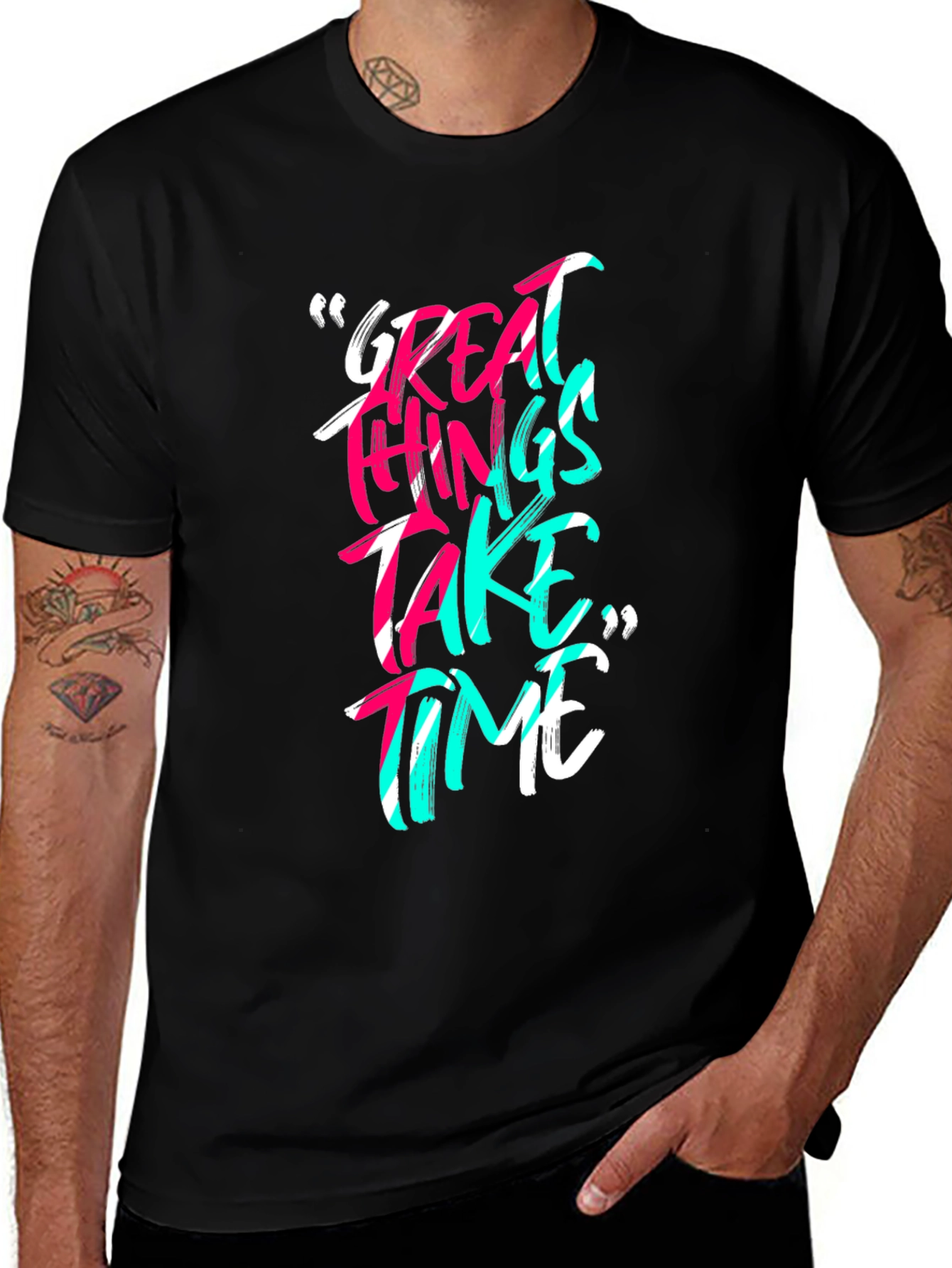 Variant 3 of Great Things Take Time Graphic Tee