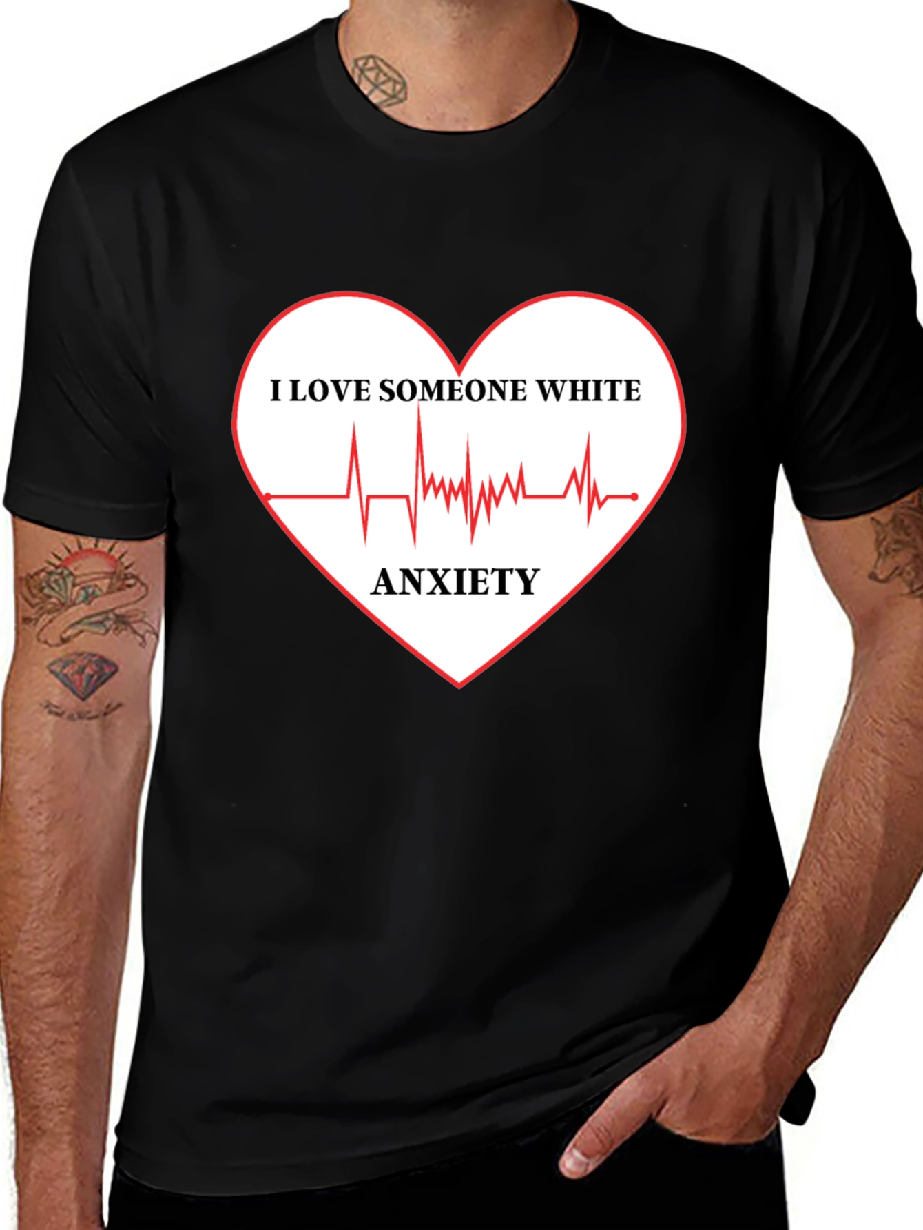 Variant 30 of Anxiety White Love T-Shirt