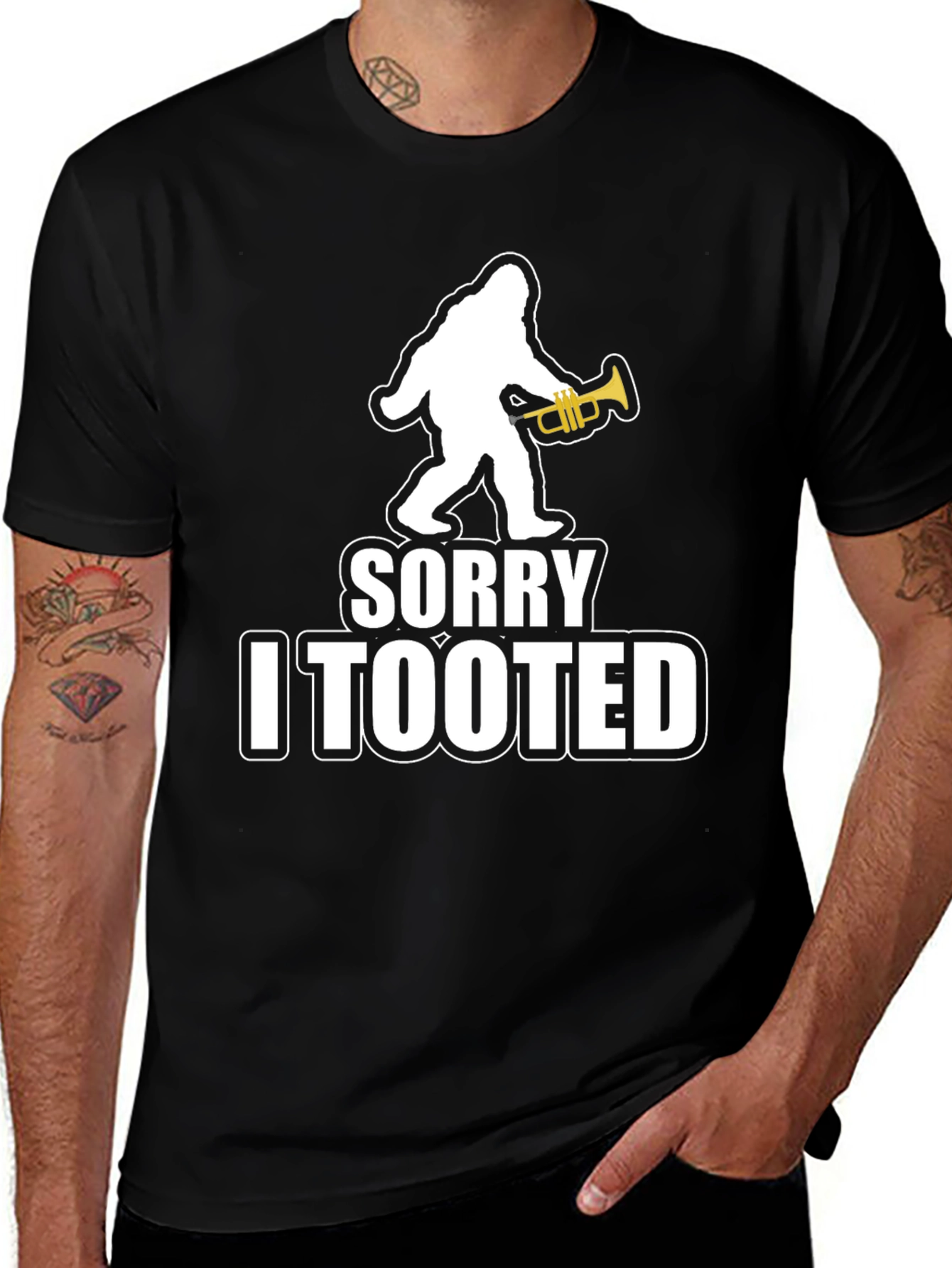 Variant 2 of Sorry I Tooted Bigfoot T-Shirt