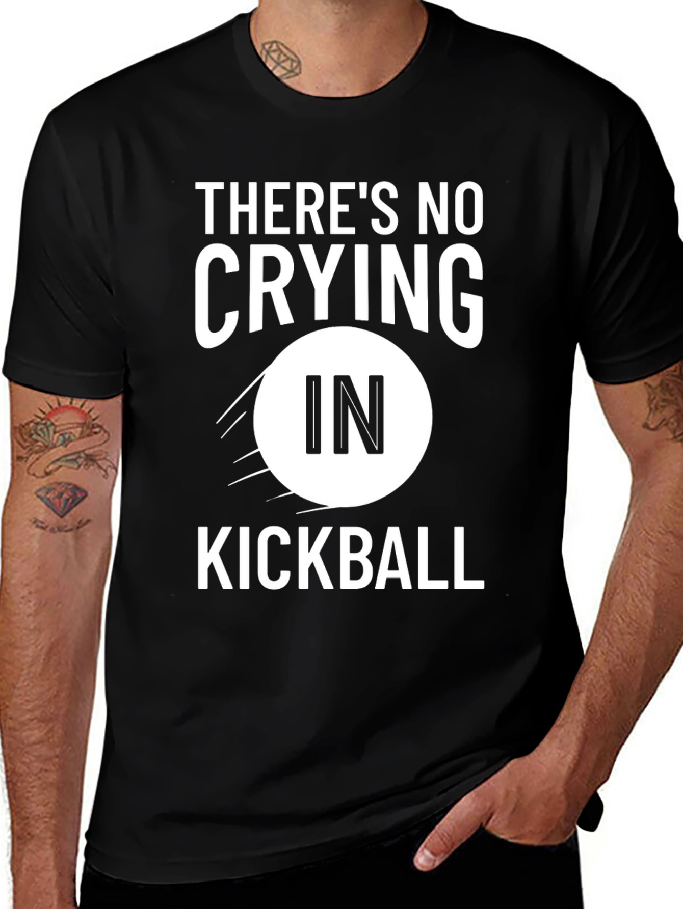 There's No Crying in Kickball T-Shirt