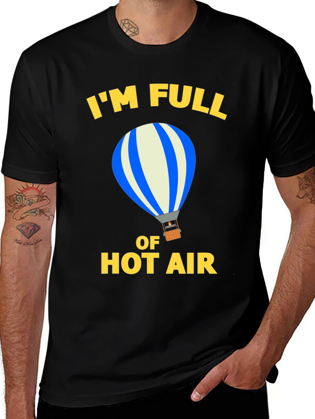 Variant 17 of I'm Full Of Hot Air Graphic Tee