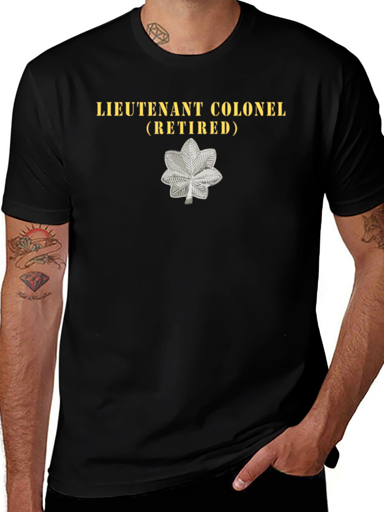 Variant 21 of Lieutenant Colonel Retired T-Shirt
