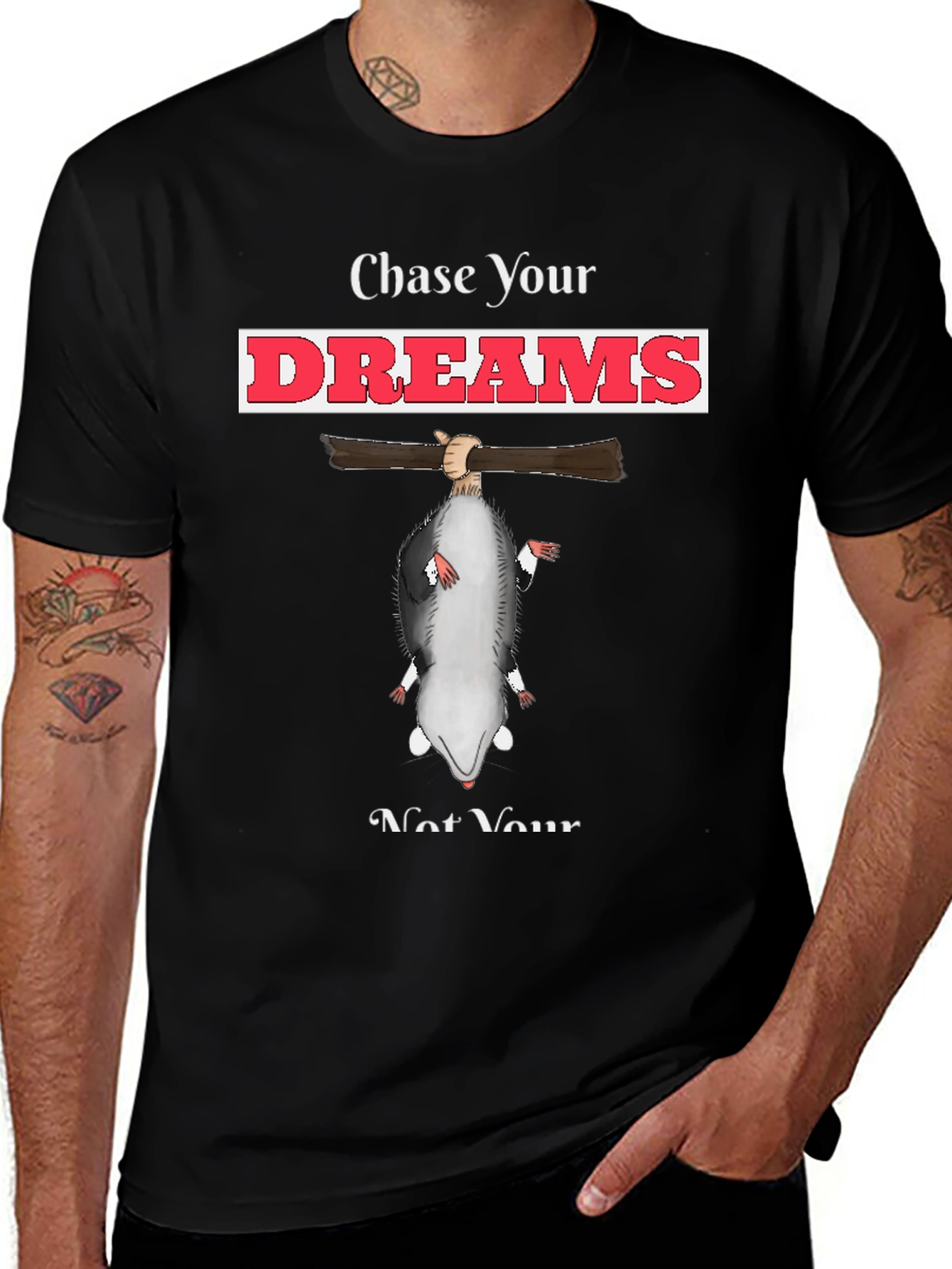 Variant 27 of Chase Your Dreams Opossum T-Shirt
