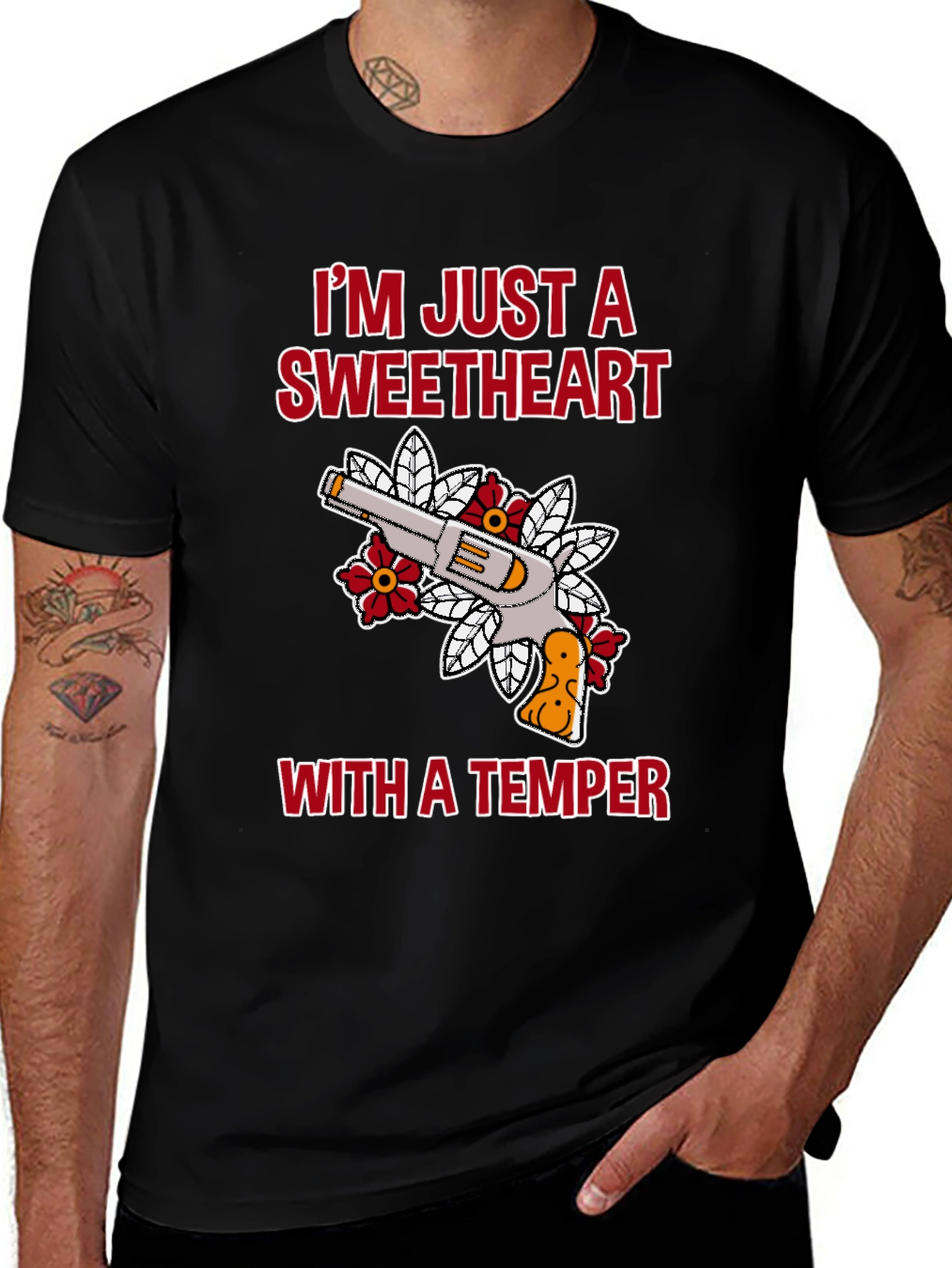Variant 30 of Sweetheart With a Temper Graphic Tee