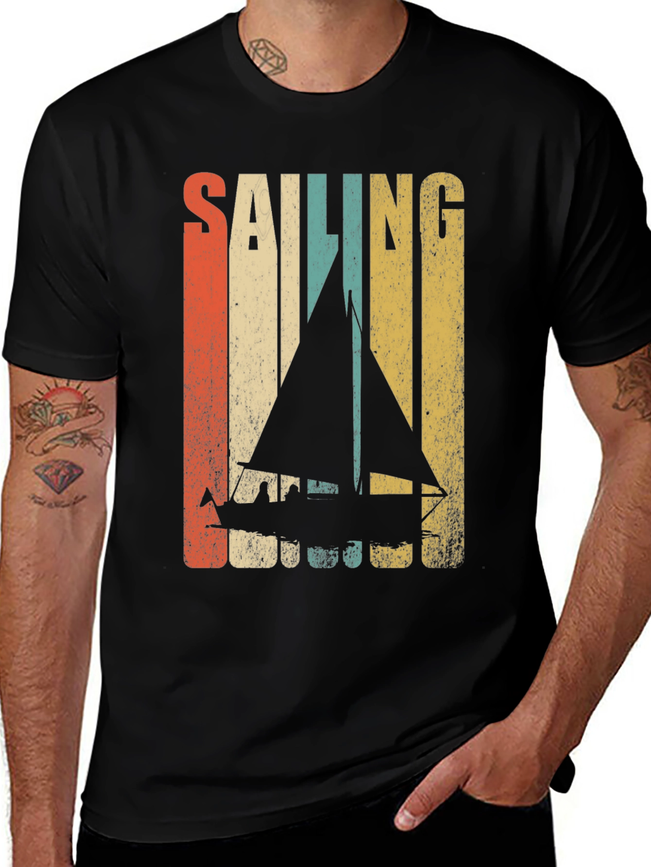 Variant 13 of Sailing Retro T-Shirt