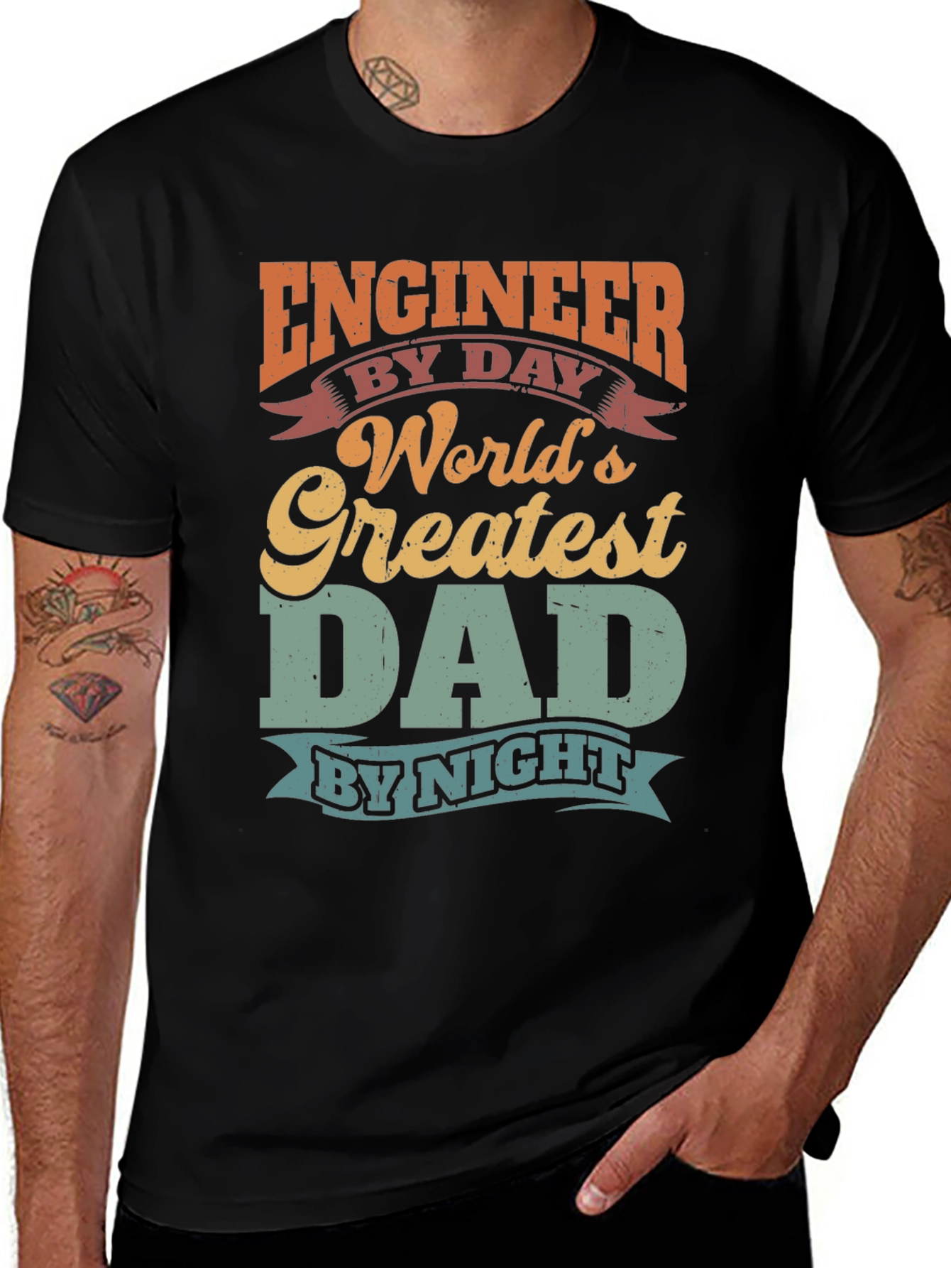 Engineer Dad T-Shirt - World's Greatest