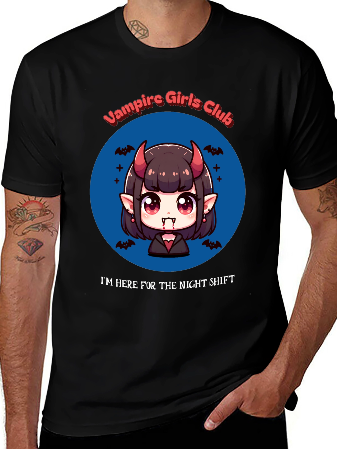 Variant 2 of Vampire Girls Club T-Shirt