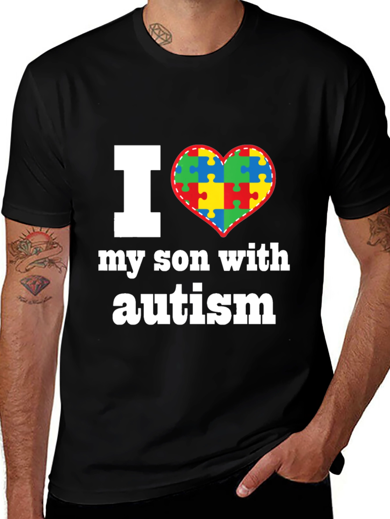 Variant 12 of I Love My Son With Autism T-Shirt