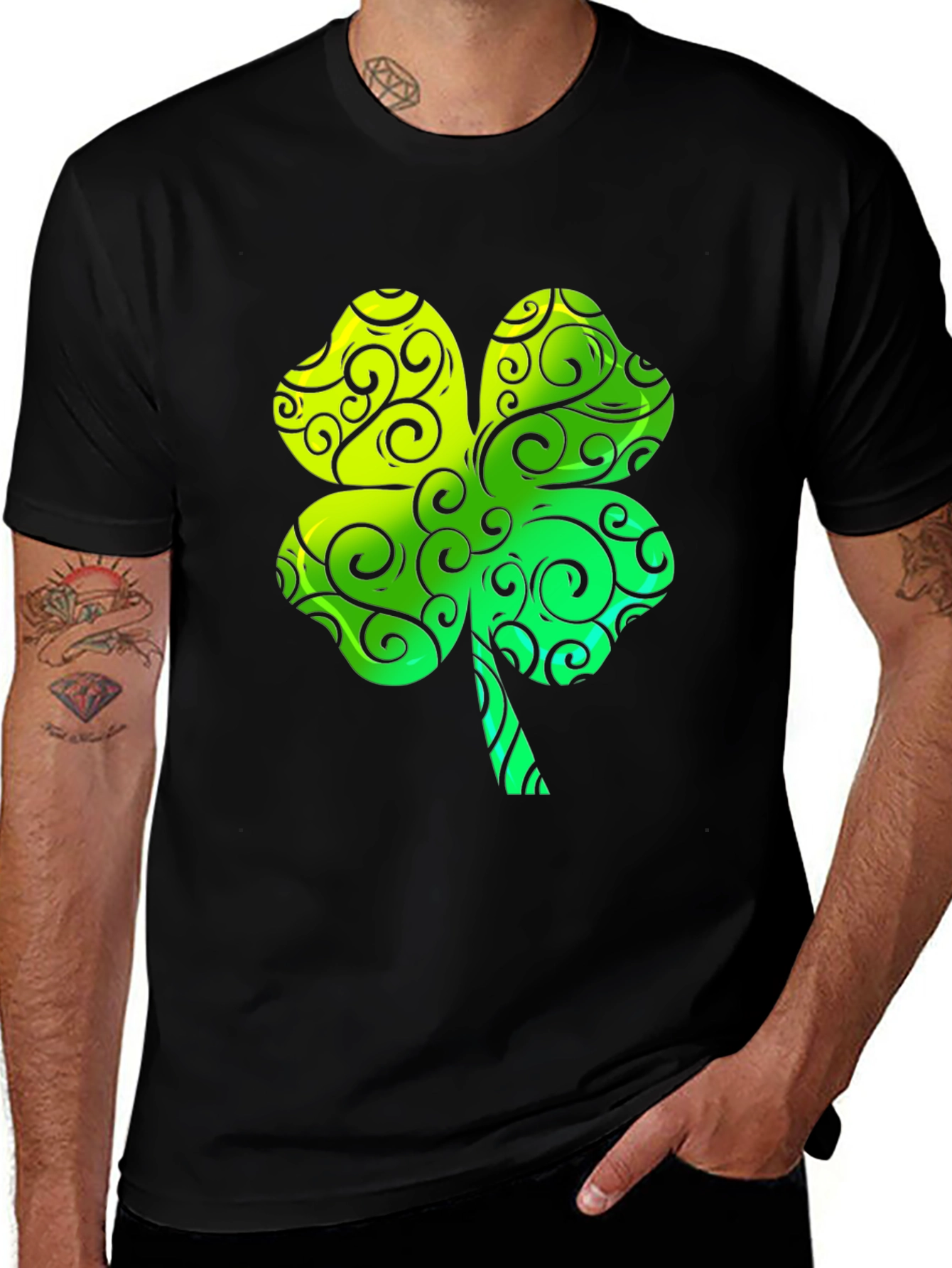 Variant 28 of Lucky Shamrock Graphic Tee