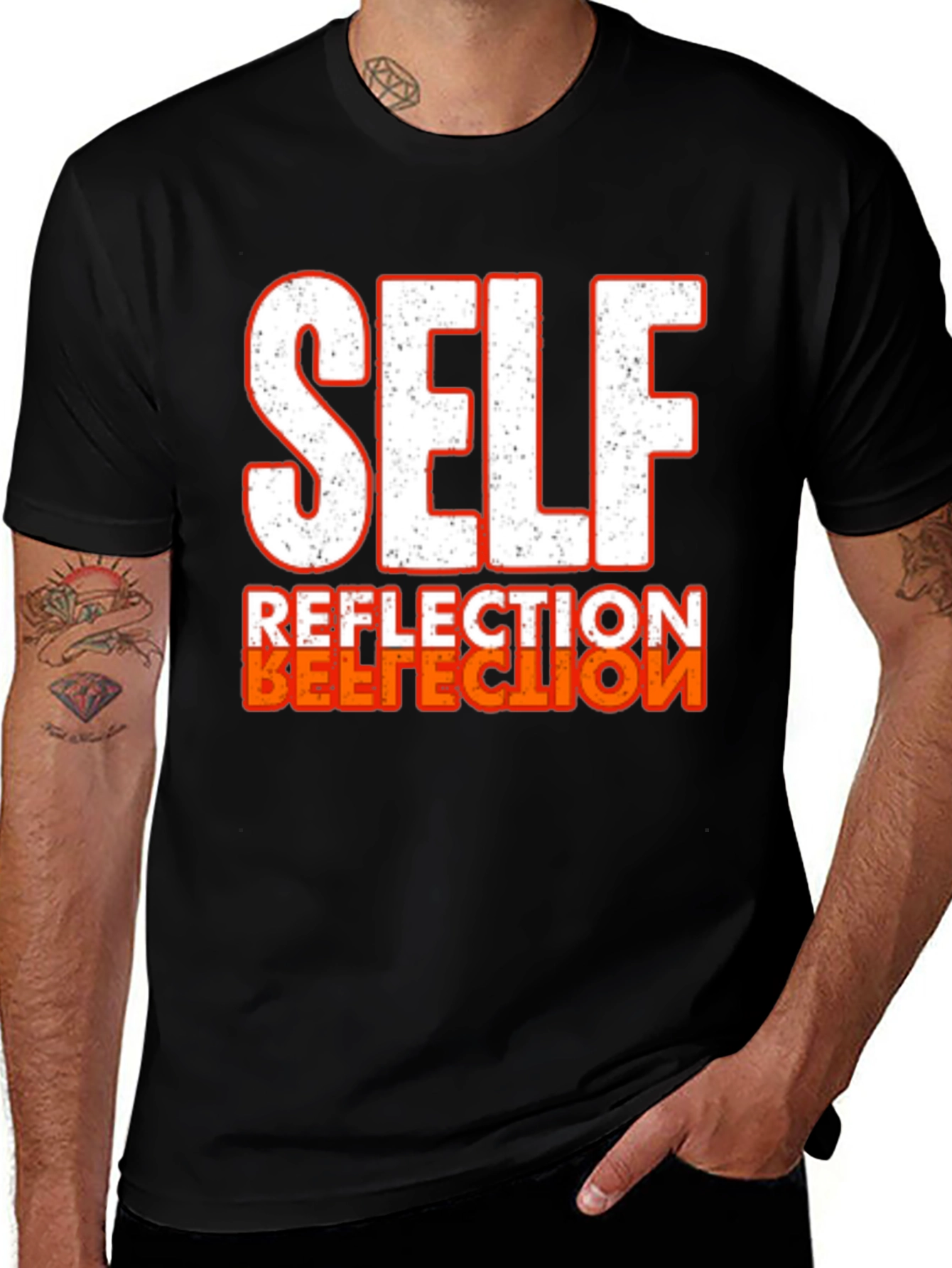 Variant 13 of Self Reflection Graphic Print T-Shirt