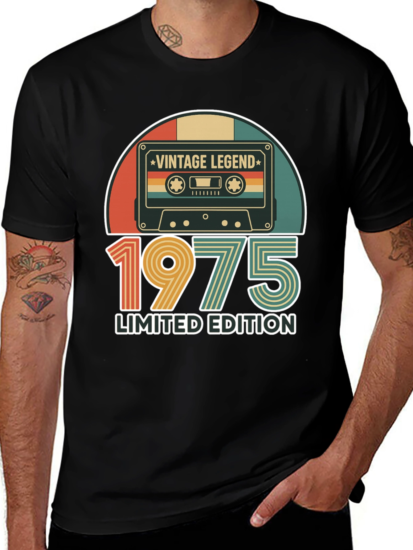Variant 22 of Vintage 1975 Limited Edition Cassette T-Shirt