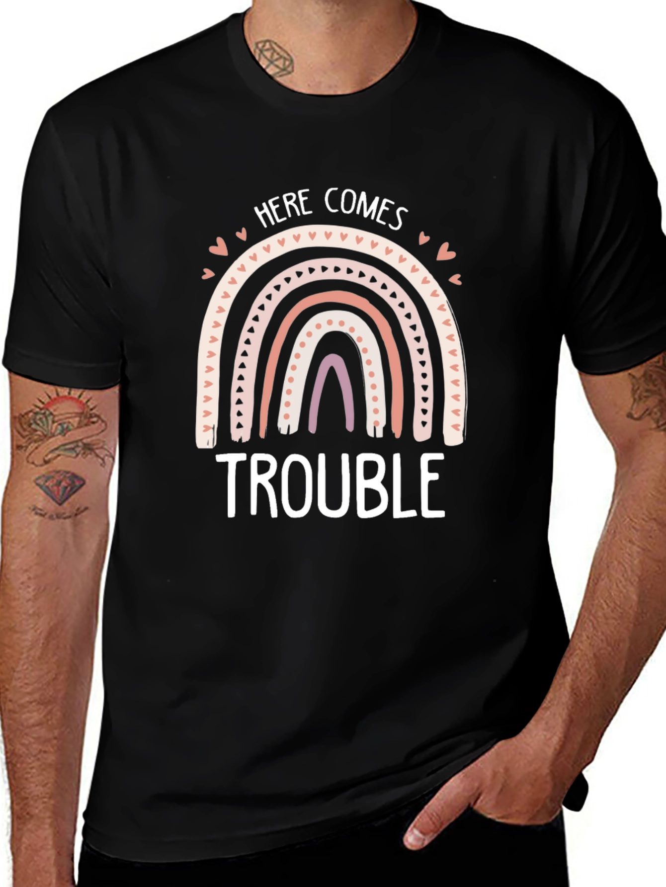 Here Comes Trouble Graphic Tee