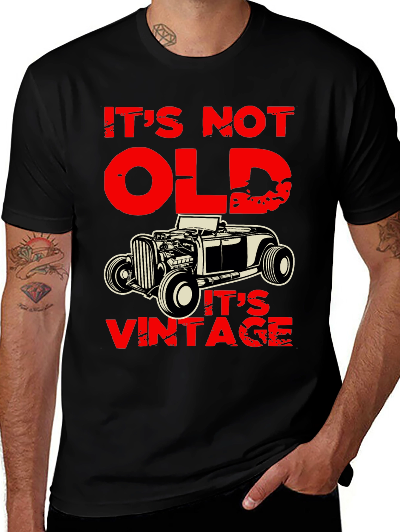 Variant 8 of It's Not Old It's Vintage Car T-Shirt
