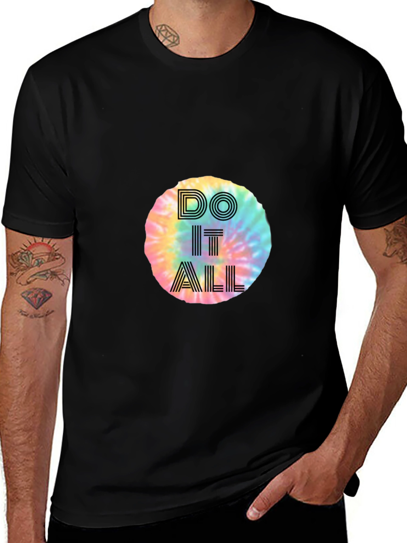 Variant 17 of Do It All Tie Dye Graphic T-Shirt