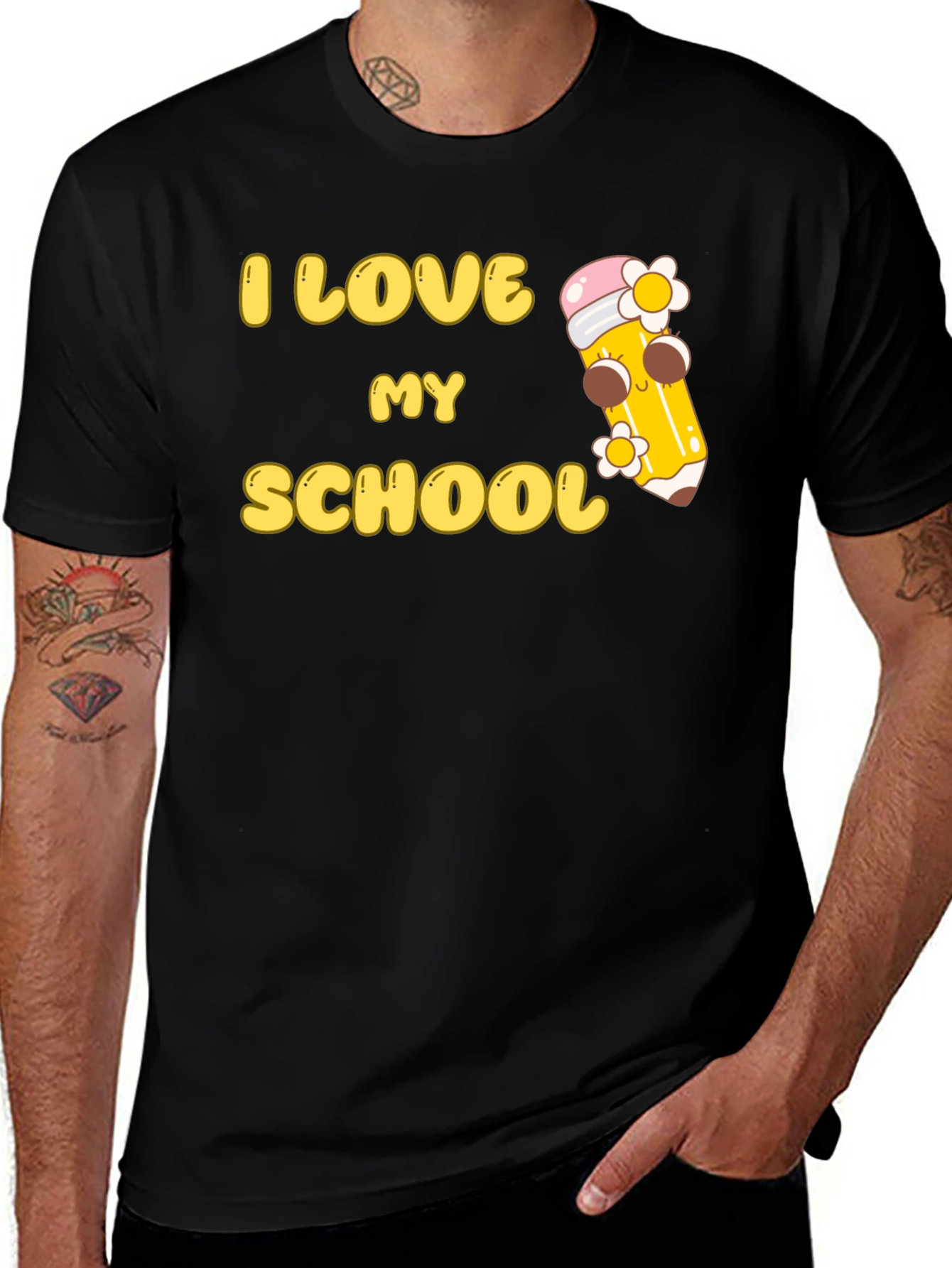 Variant 29 of I Love My School T-Shirt