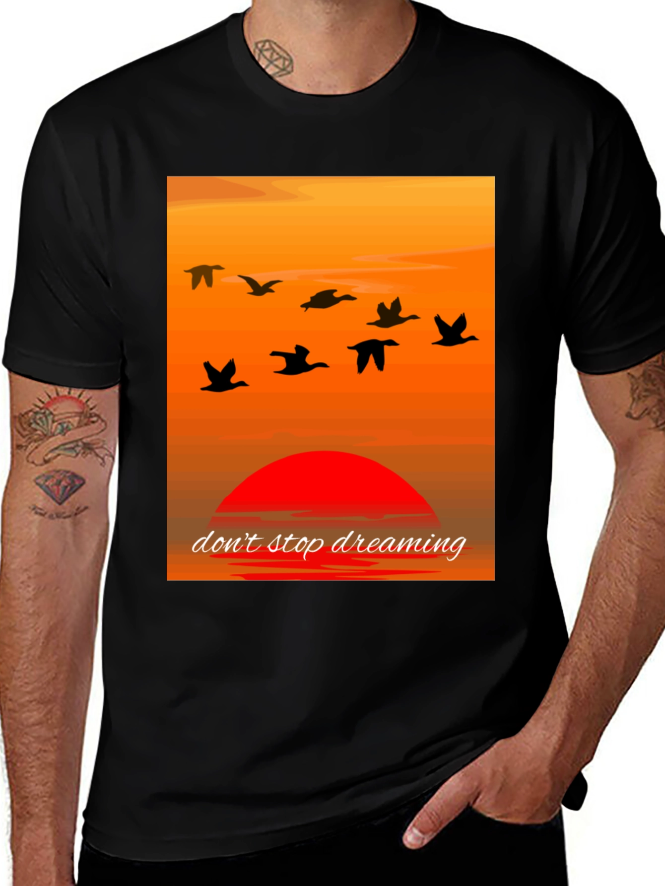 Variant 27 of Dreaming Birds Graphic Tee
