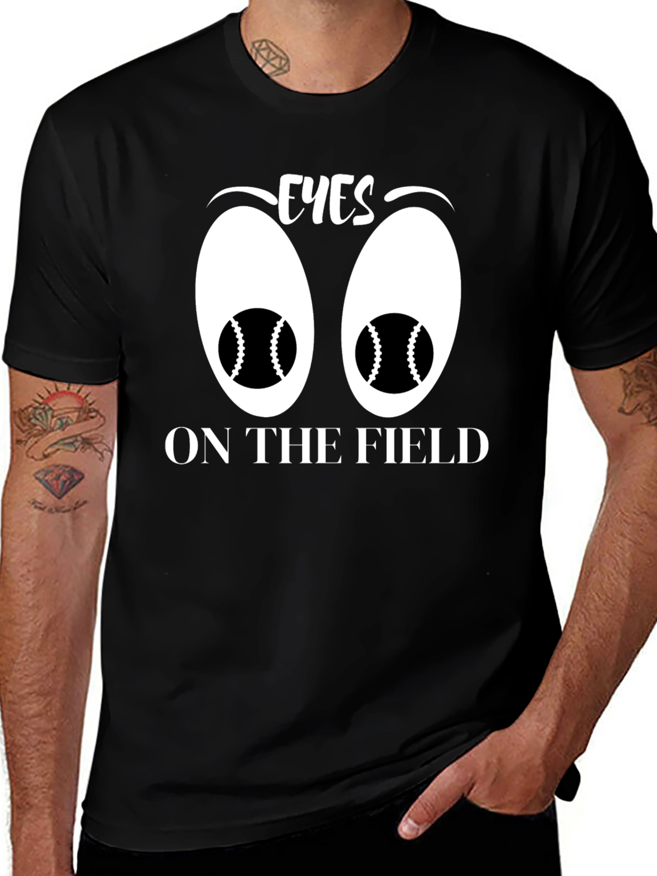 Variant 30 of Eyes on the Field Baseball T-Shirt