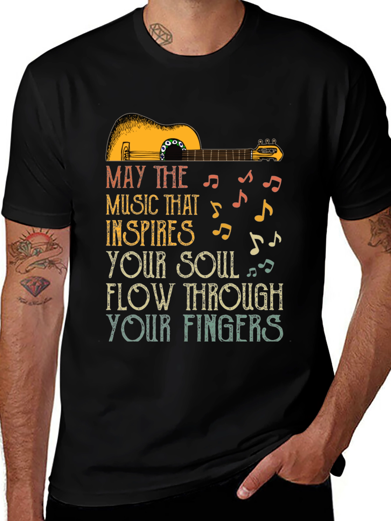 Variant 8 of Music Inspiration Graphic Tee - Soulful Design