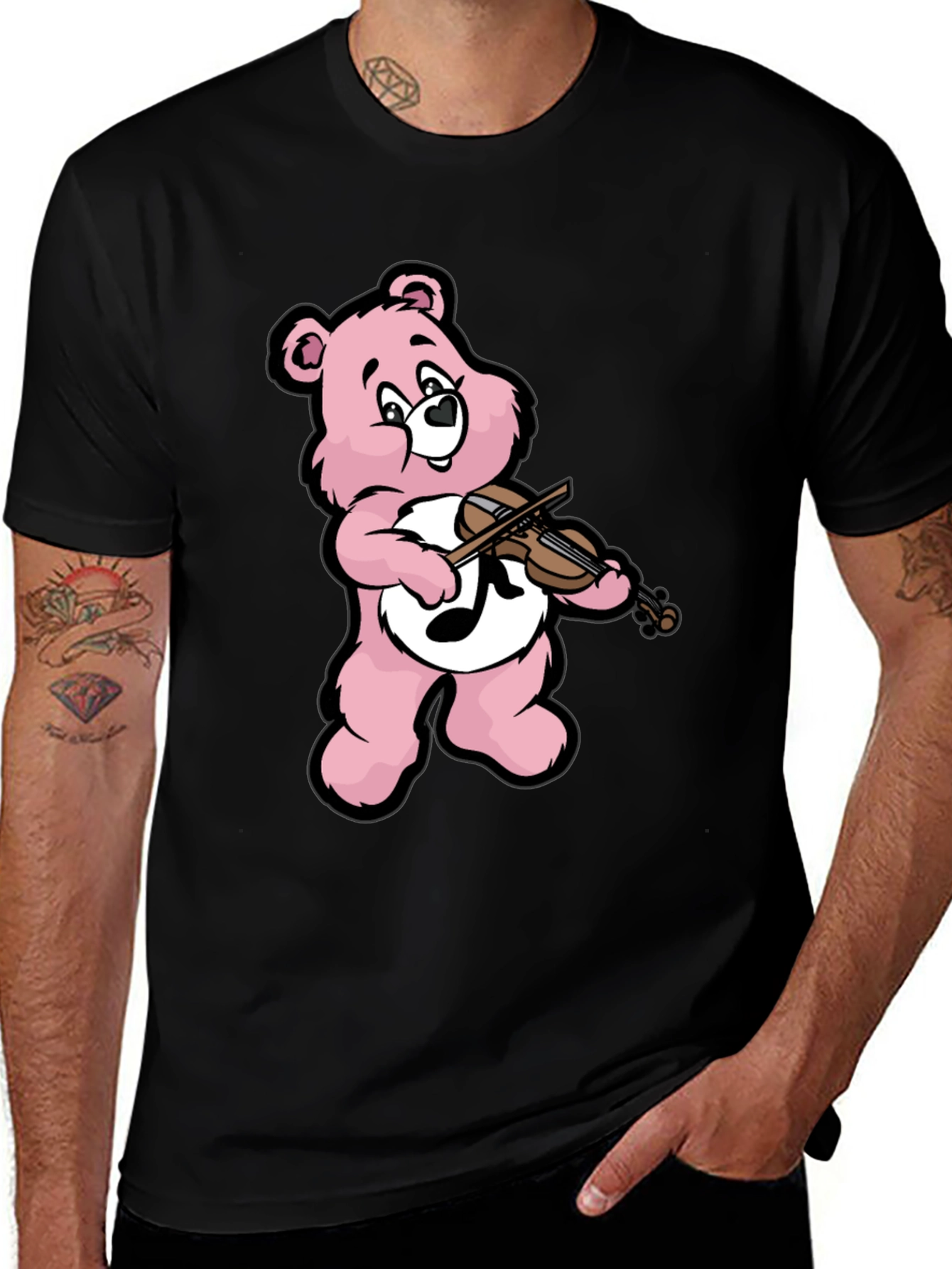 Variant 14 of Musical Bear Graphic T-Shirt