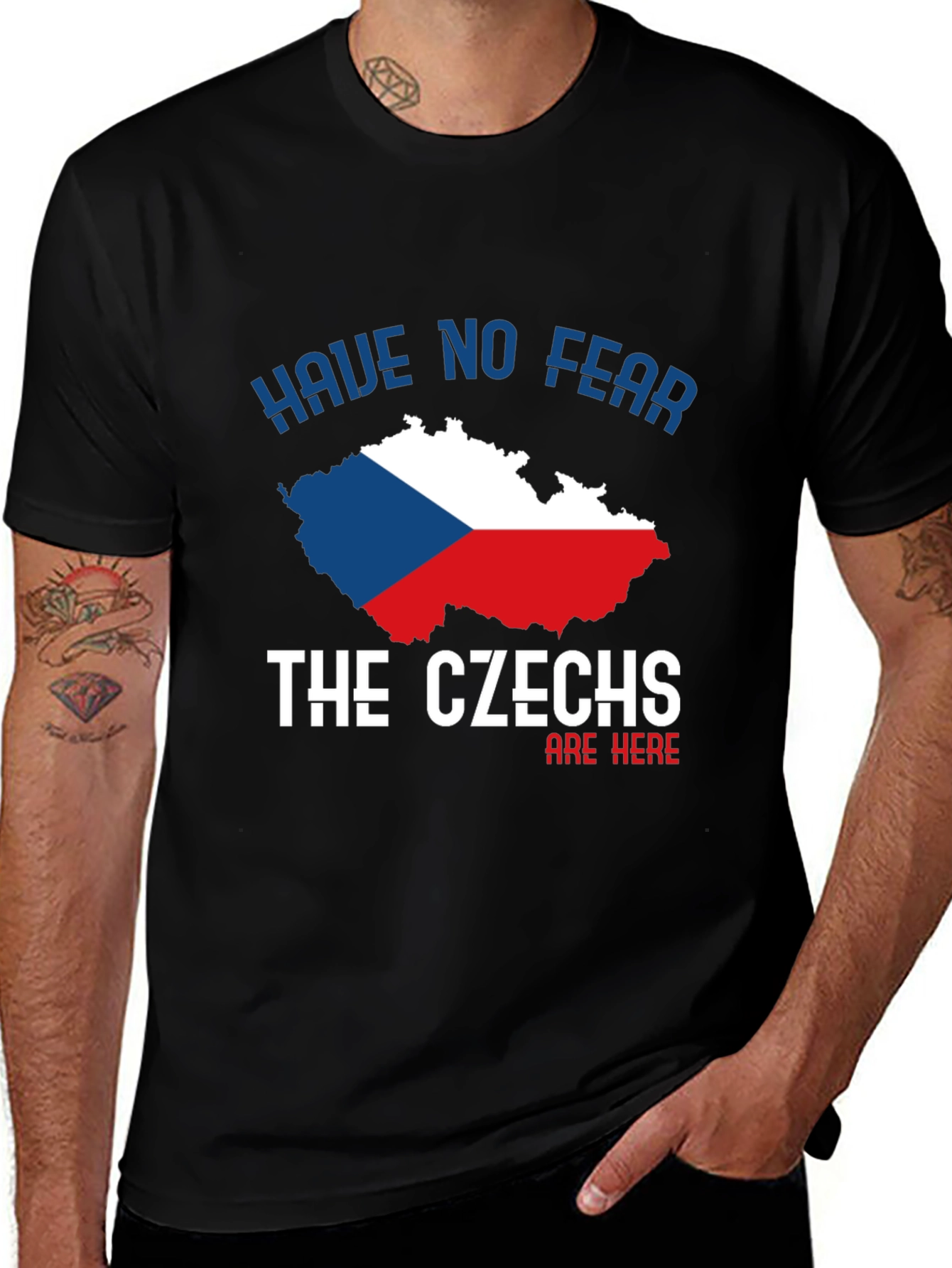 Czech Republic Pride Tee: Have No Fear, The Czechs Are Here!