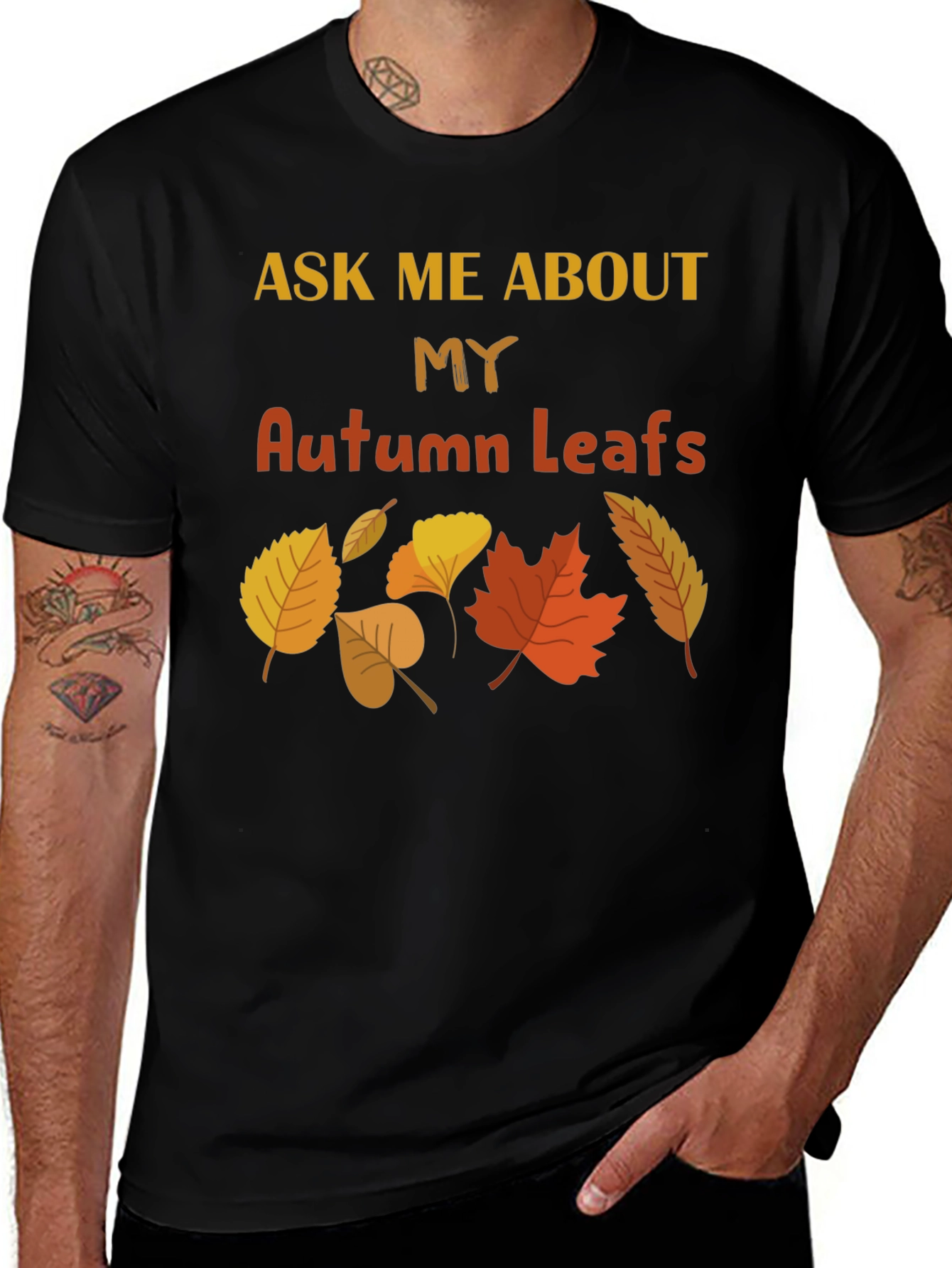Variant 3 of Autumn Leaves Graphic T-Shirt