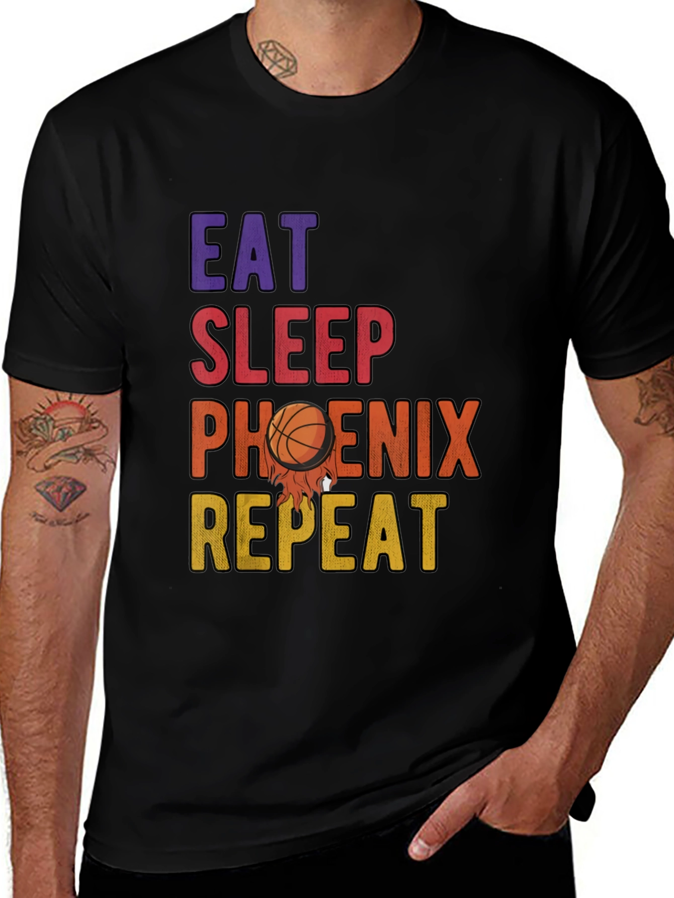 Variant 2 of Eat Sleep Phoenix Repeat T-Shirt