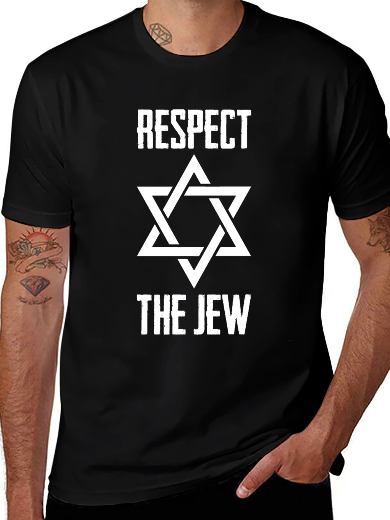 Variant 19 of Respect The Jew T-Shirt