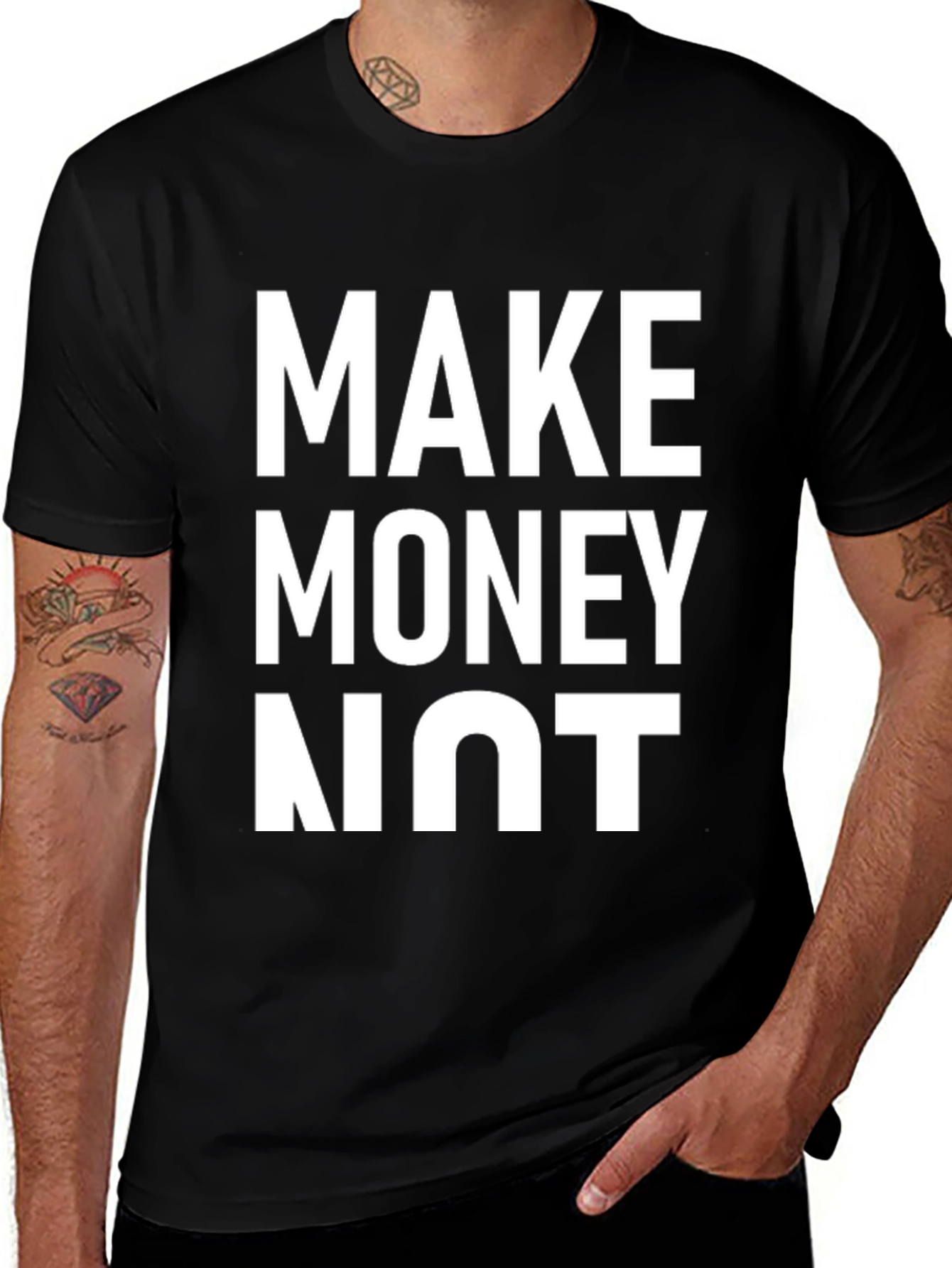 Variant 25 of Make Money Not Friends Graphic Tee