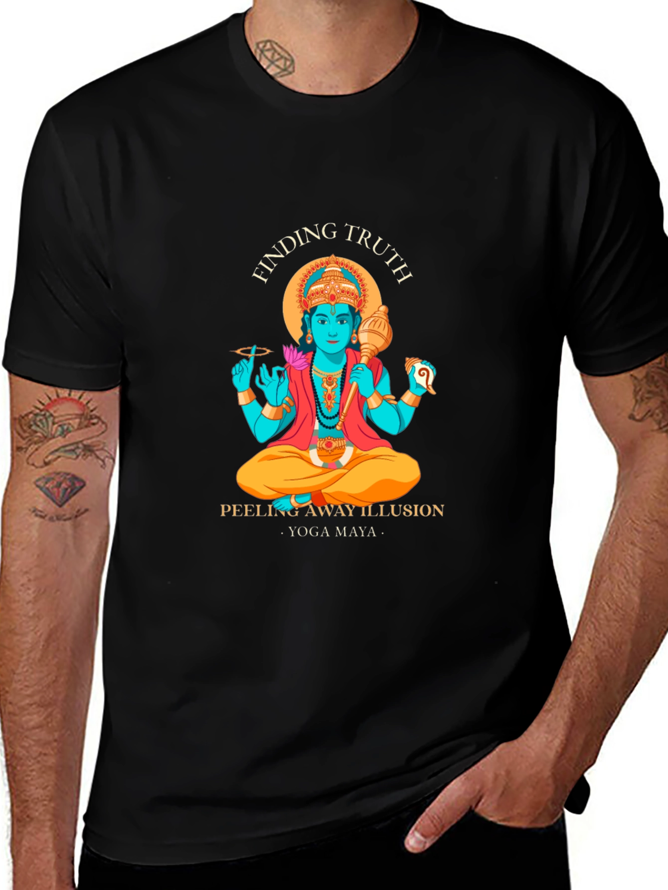 Finding Truth Yoga Maya Graphic Tee