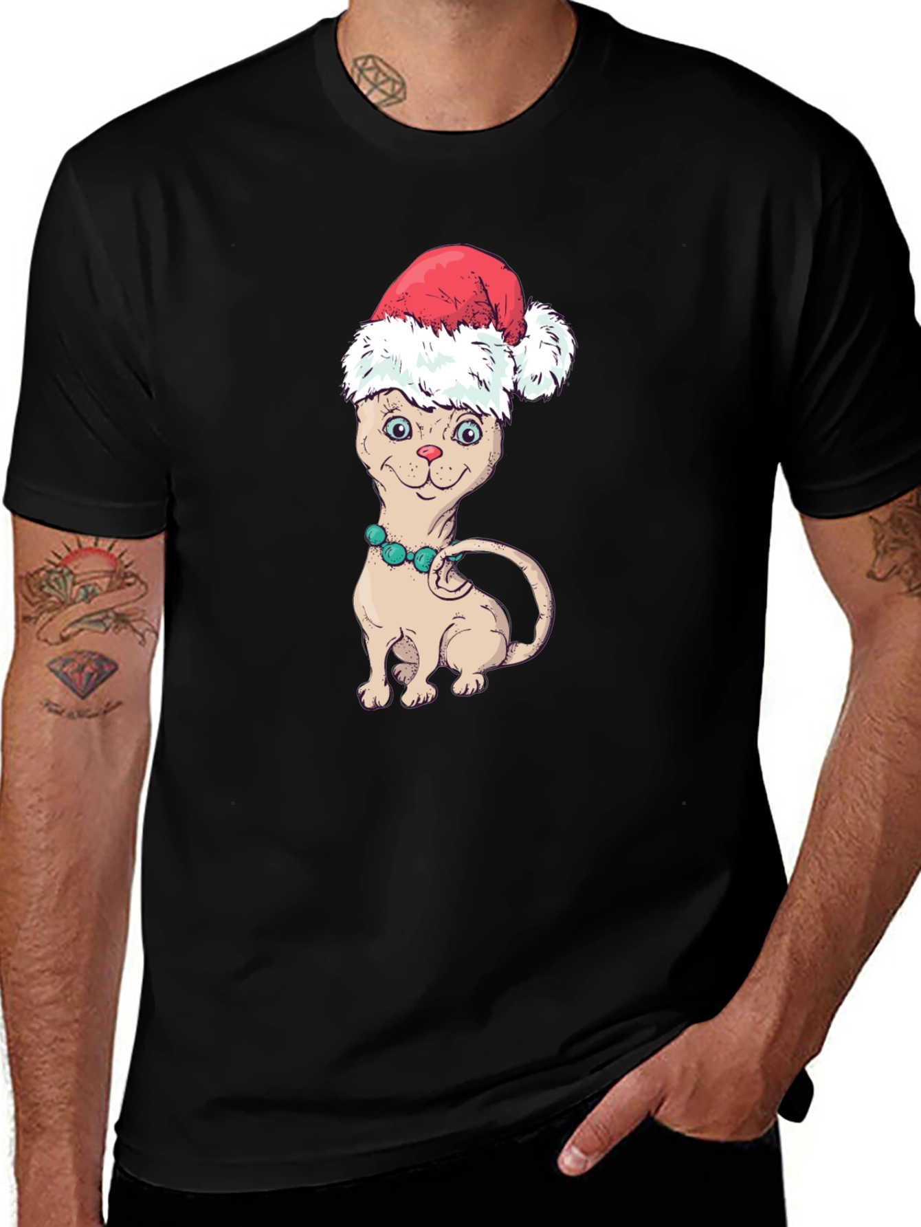 Variant 7 of Holiday Sphynx Cat T-Shirt
