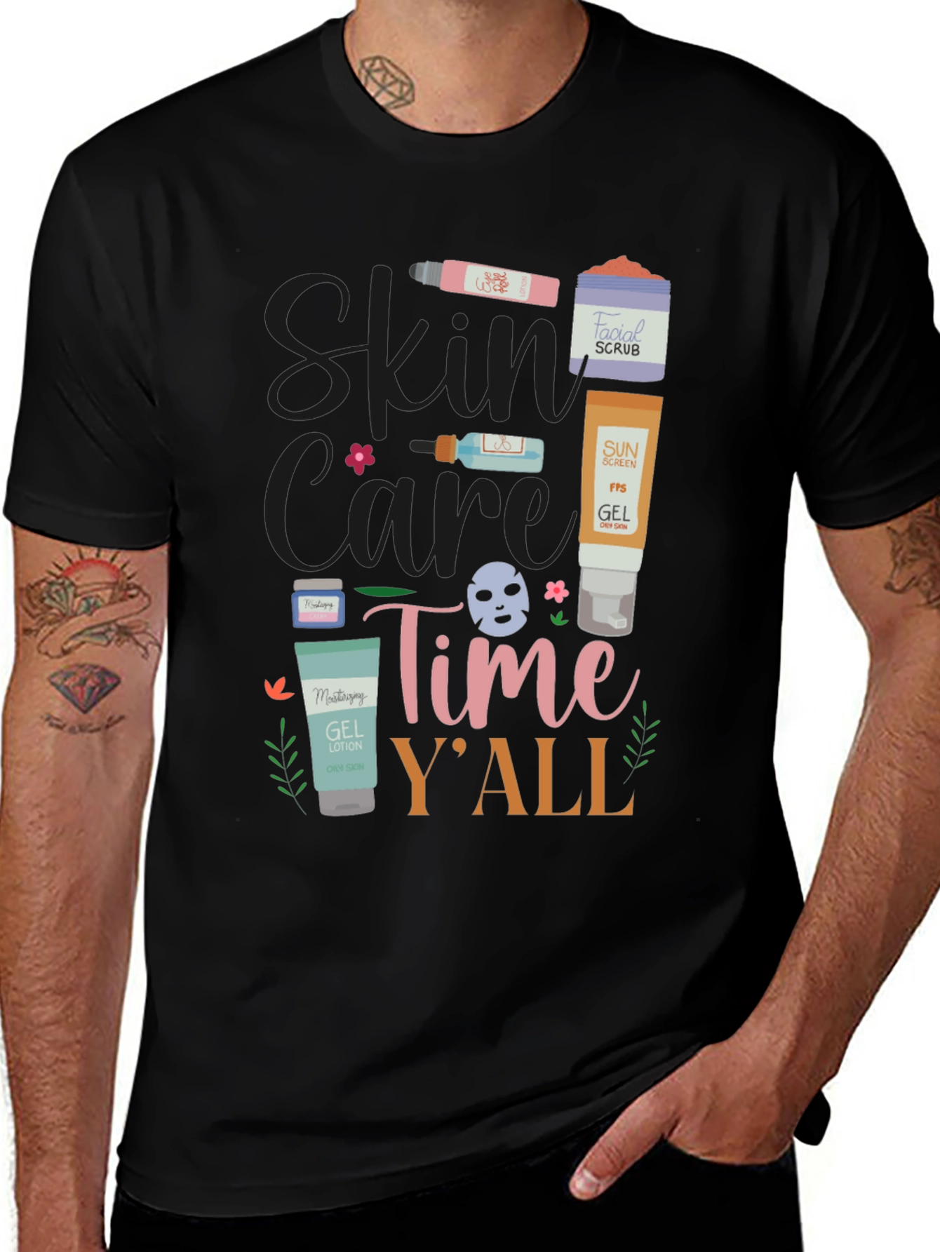 Skin Care Time Y'all T-Shirt