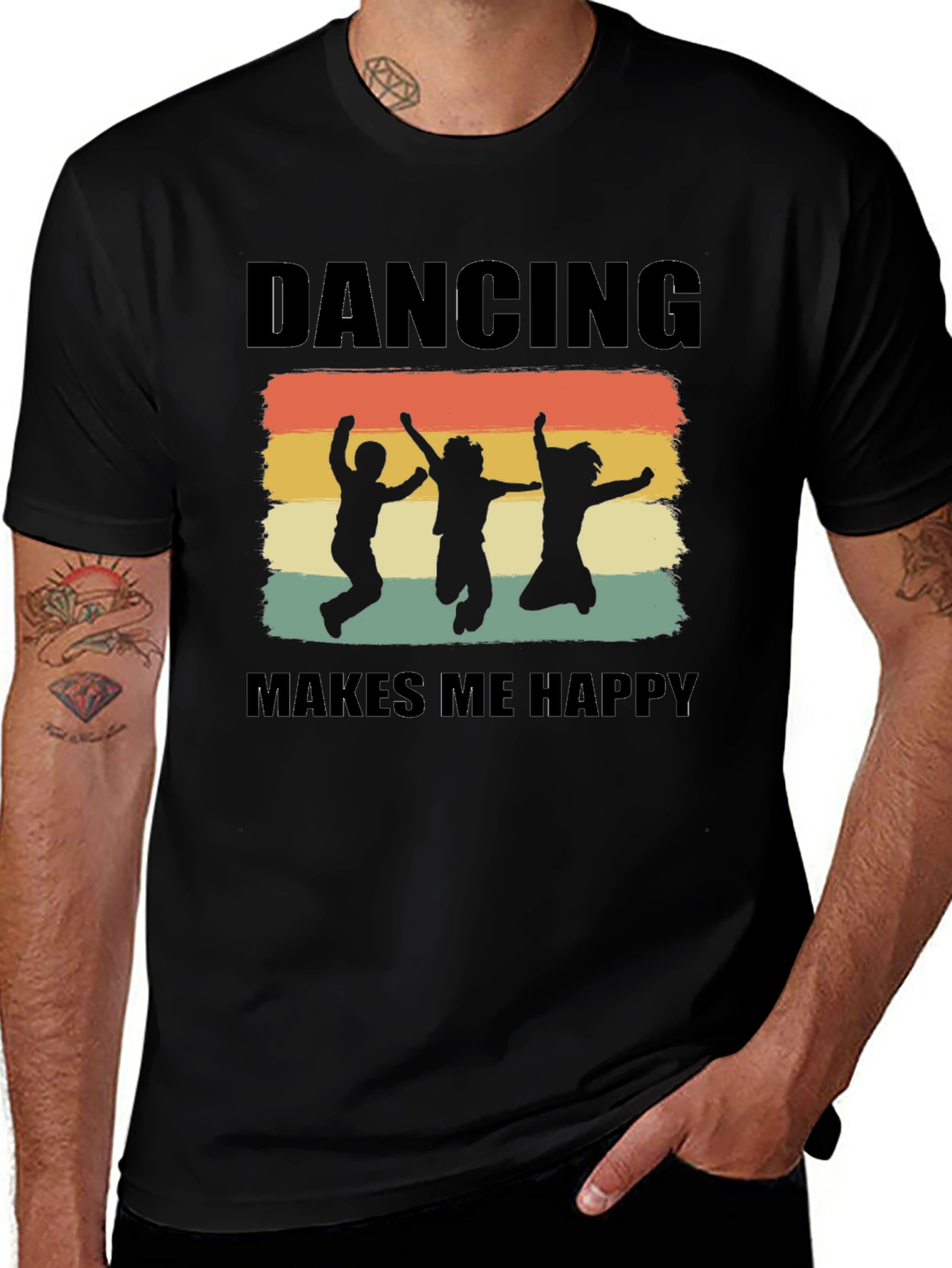 Variant 6 of Dancing Makes Me Happy Tee