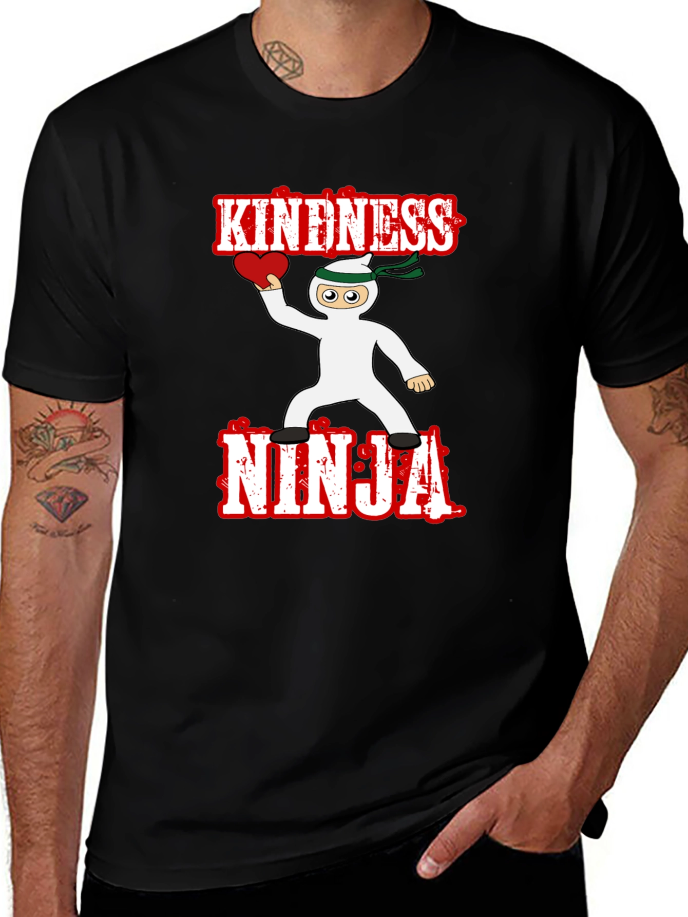 Variant 19 of Kindness Ninja Graphic T-Shirt