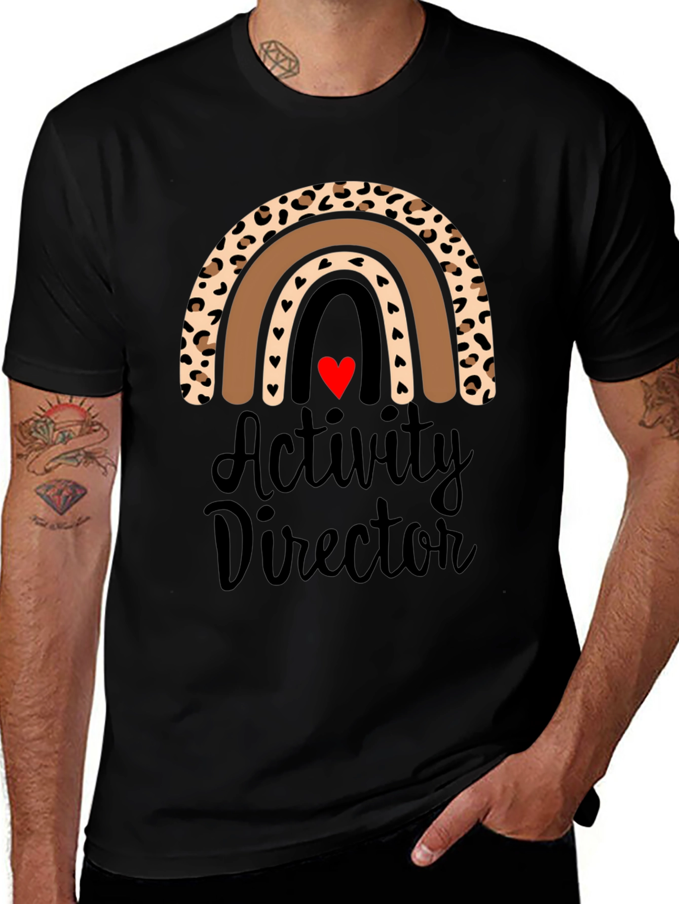 Activity Director Rainbow Graphic T-Shirt