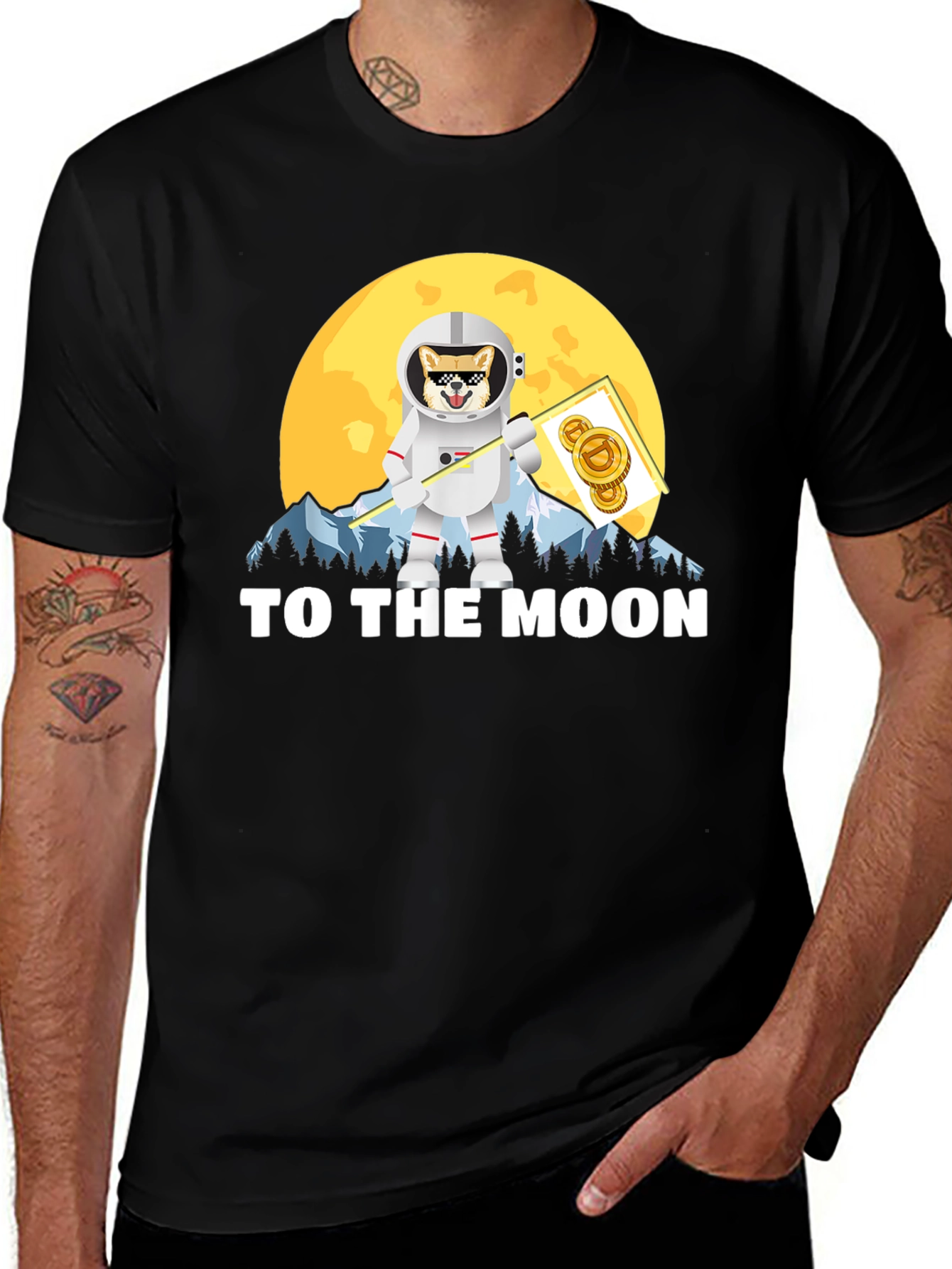 Variant 22 of To the Moon Doge T-Shirt