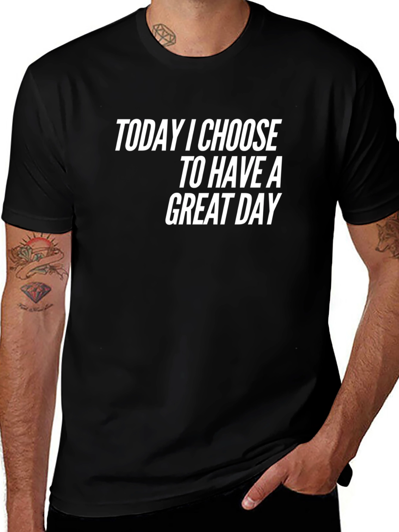 Variant 22 of Inspirational T-Shirt: Choose a Great Day!