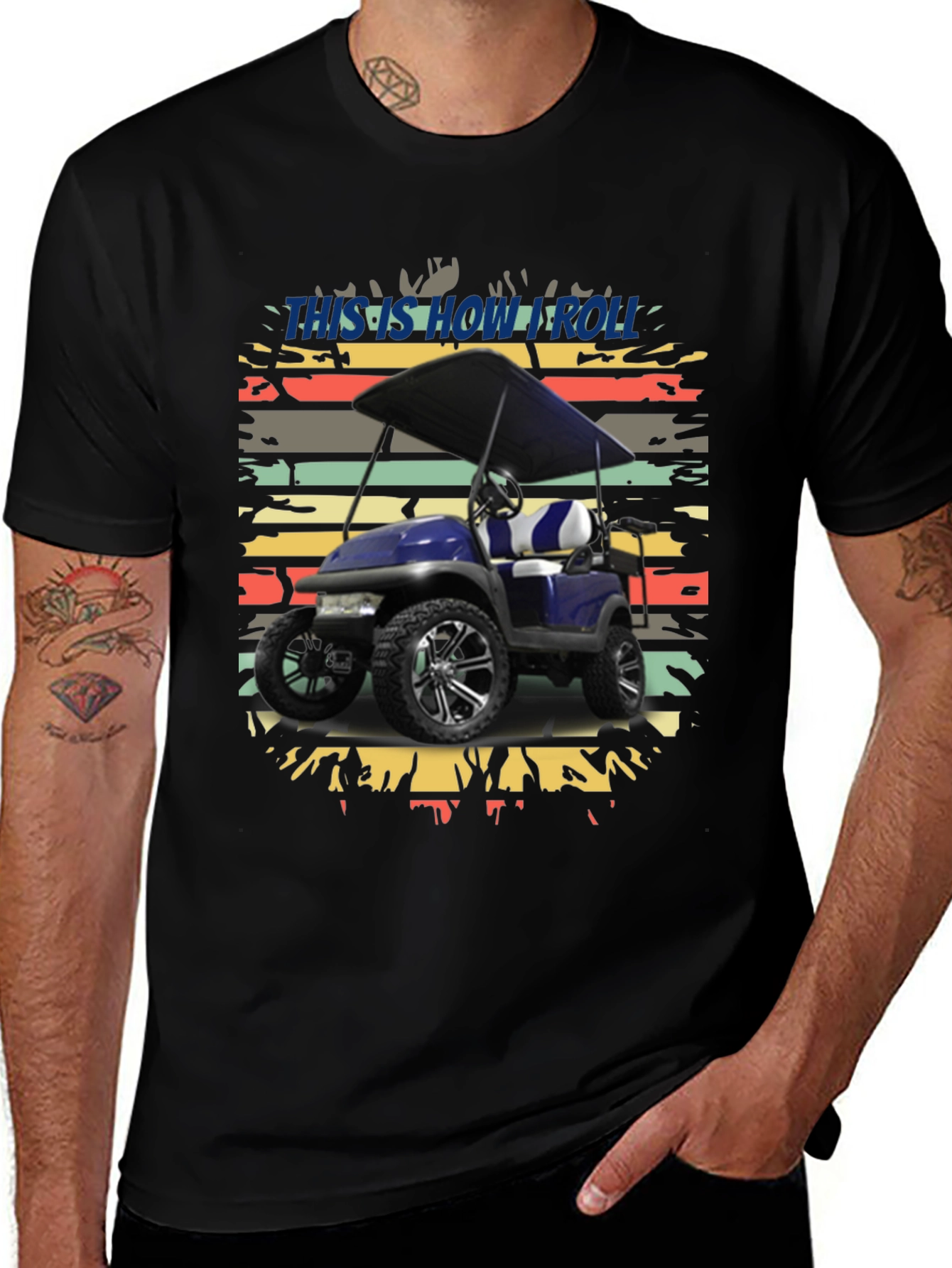 Variant 3 of Golf Cart T-Shirt - This Is How I Roll