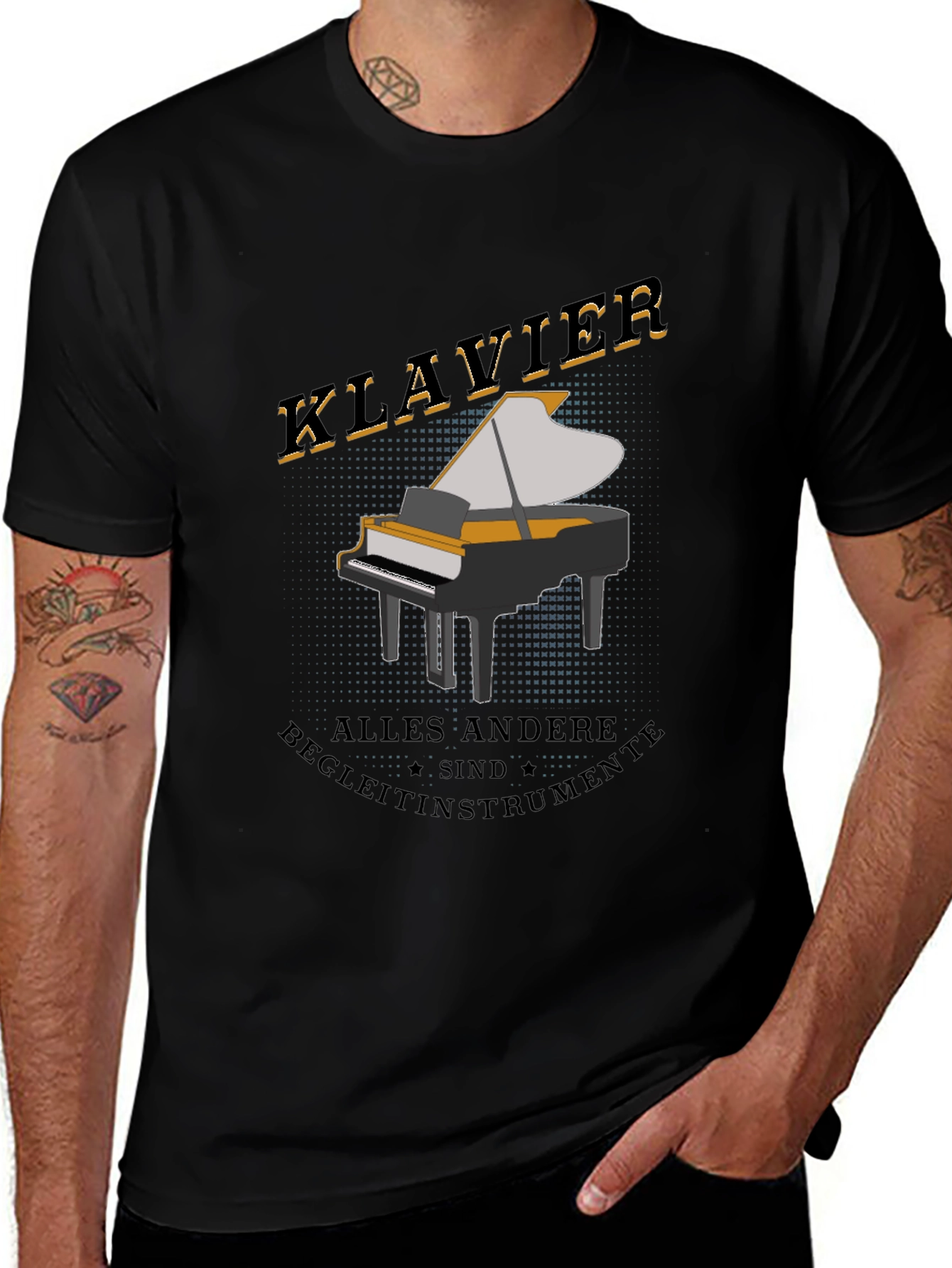 Variant 30 of Klavier Piano T-Shirt - Music Lover Tee