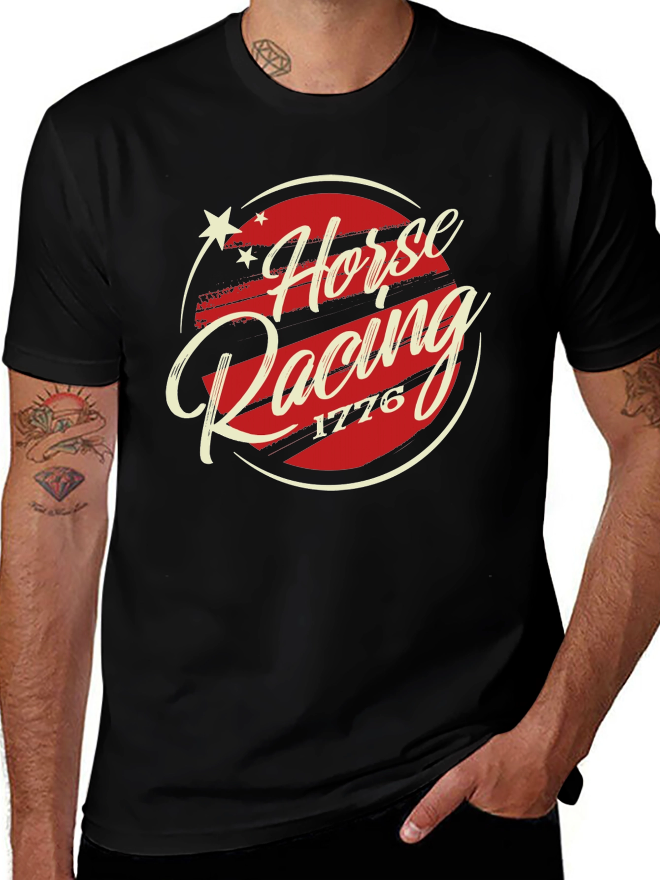 Horse Racing 1776 Graphic T-Shirt