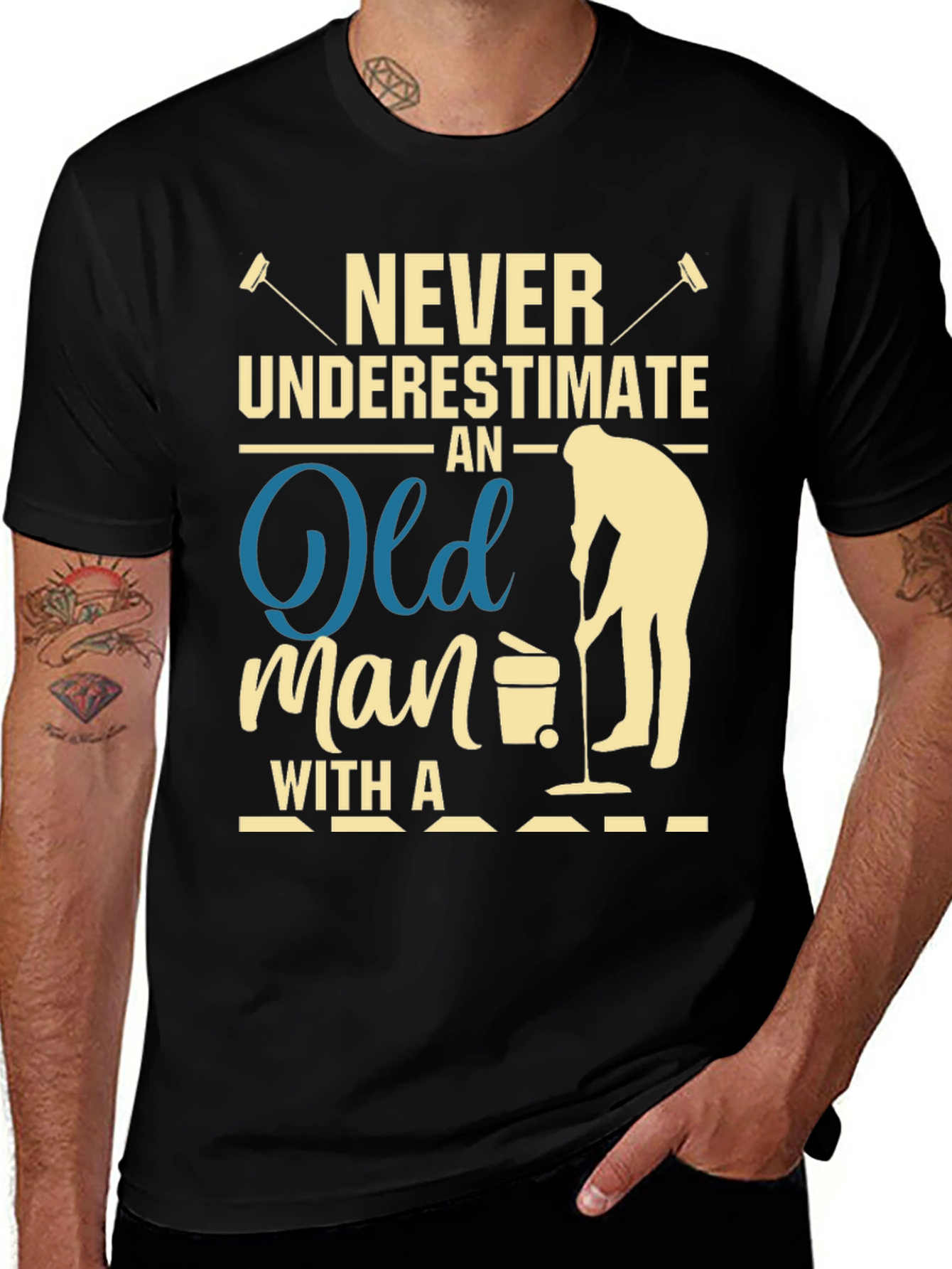 Variant 28 of Never Underestimate Old Man T-Shirt