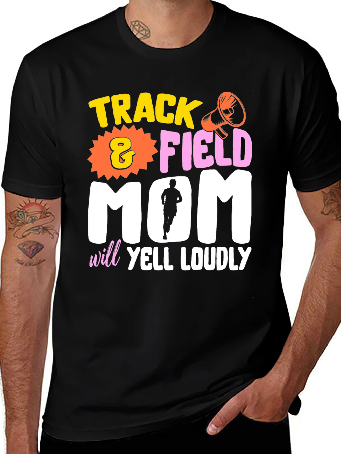 Variant 12 of Track & Field Mom T-Shirt