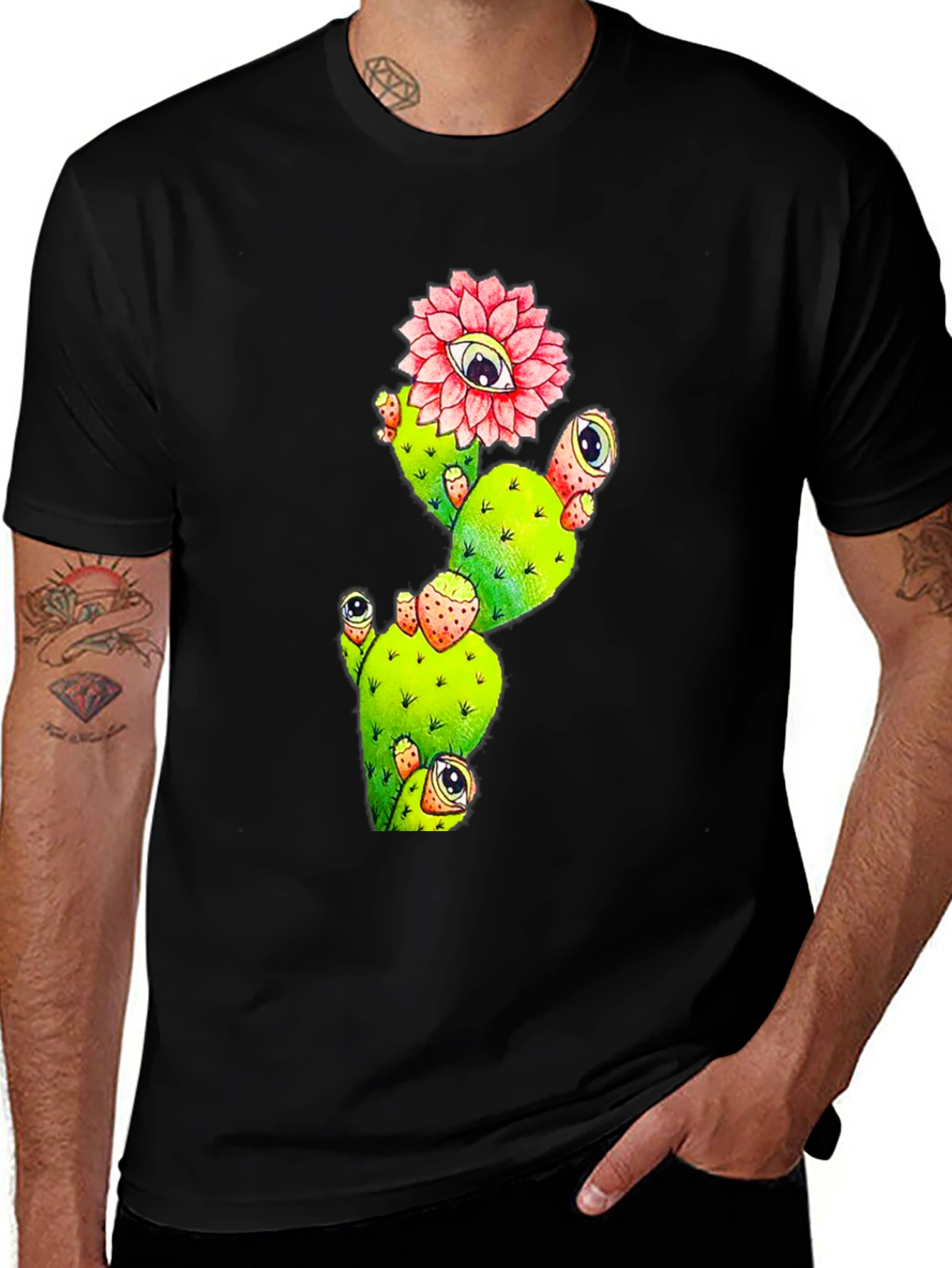 Variant 30 of Eye See You Cactus Graphic Tee